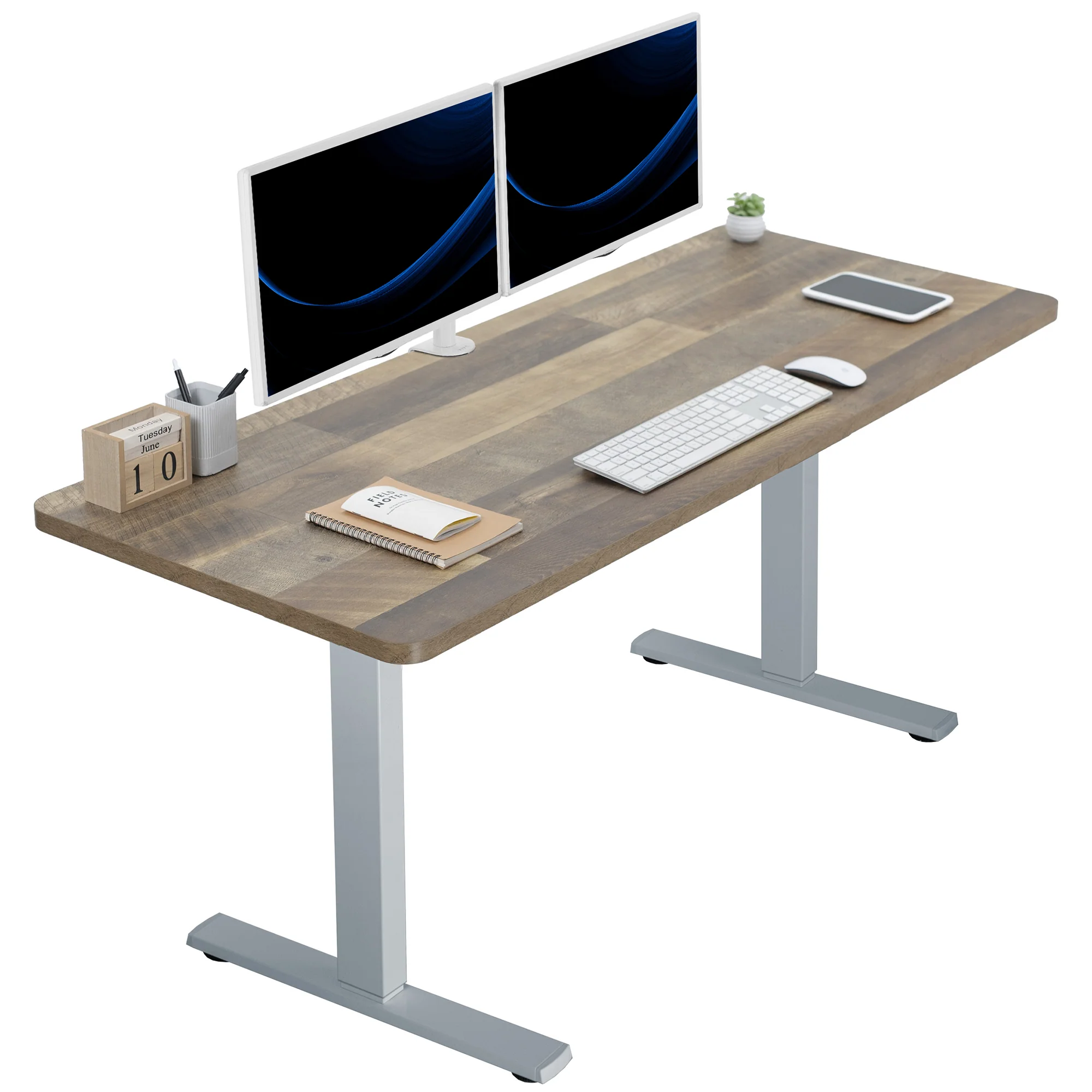 1B Solid Top Series - Single Motor Electric Desk with Push Button Memory Controller - Image 39