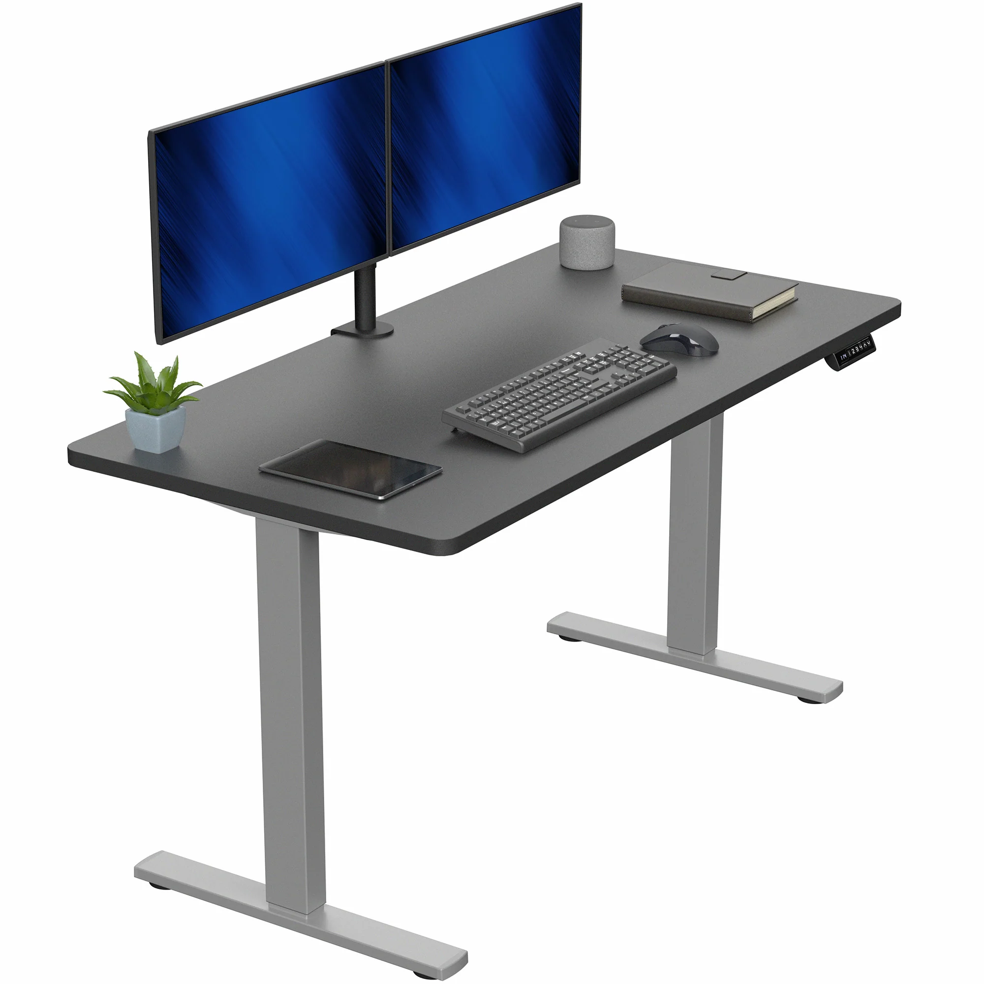 1B Solid Top Series - Single Motor Electric Desk with Push Button Memory Controller - Image 88