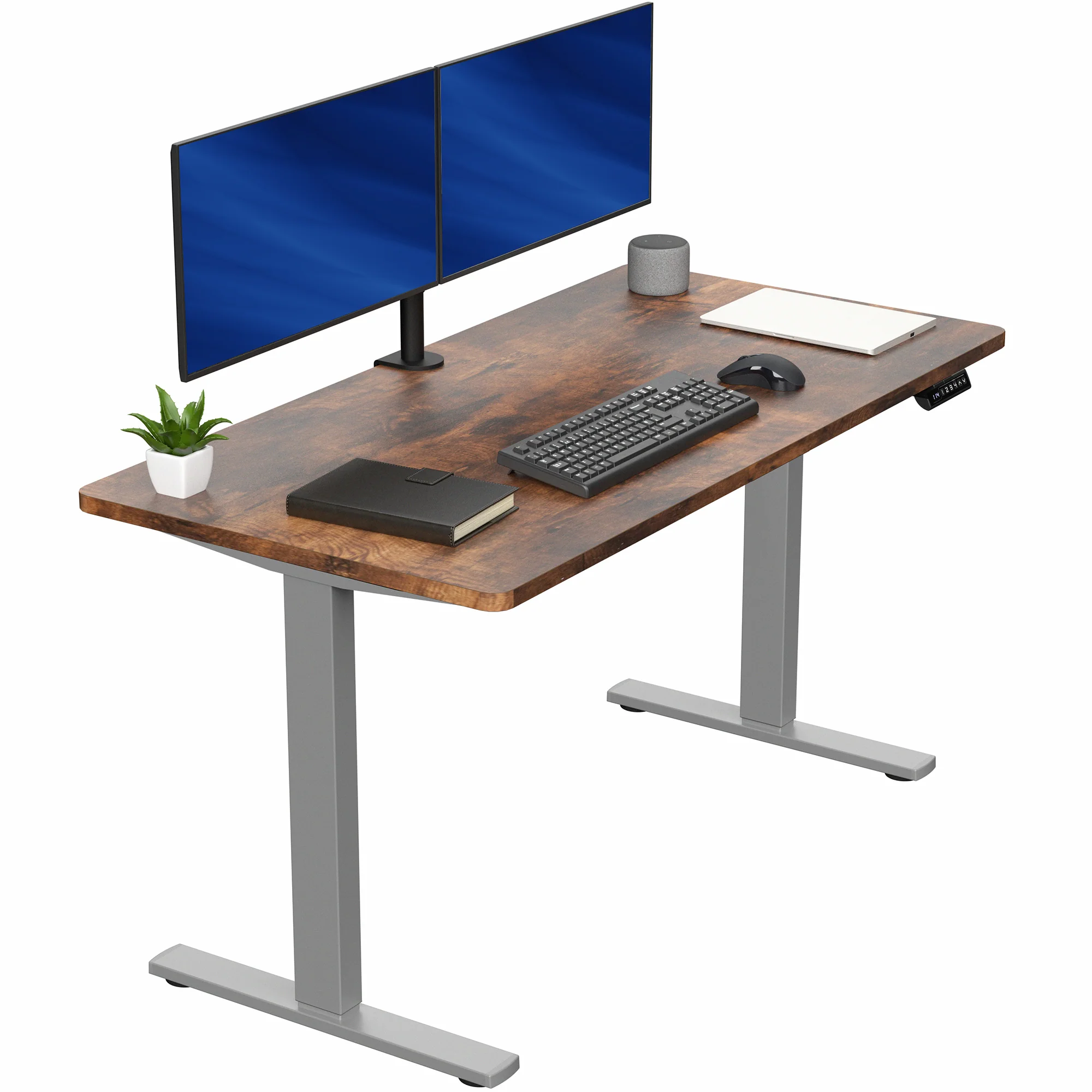 1B Solid Top Series - Single Motor Electric Desk with Push Button Memory Controller - Image 96