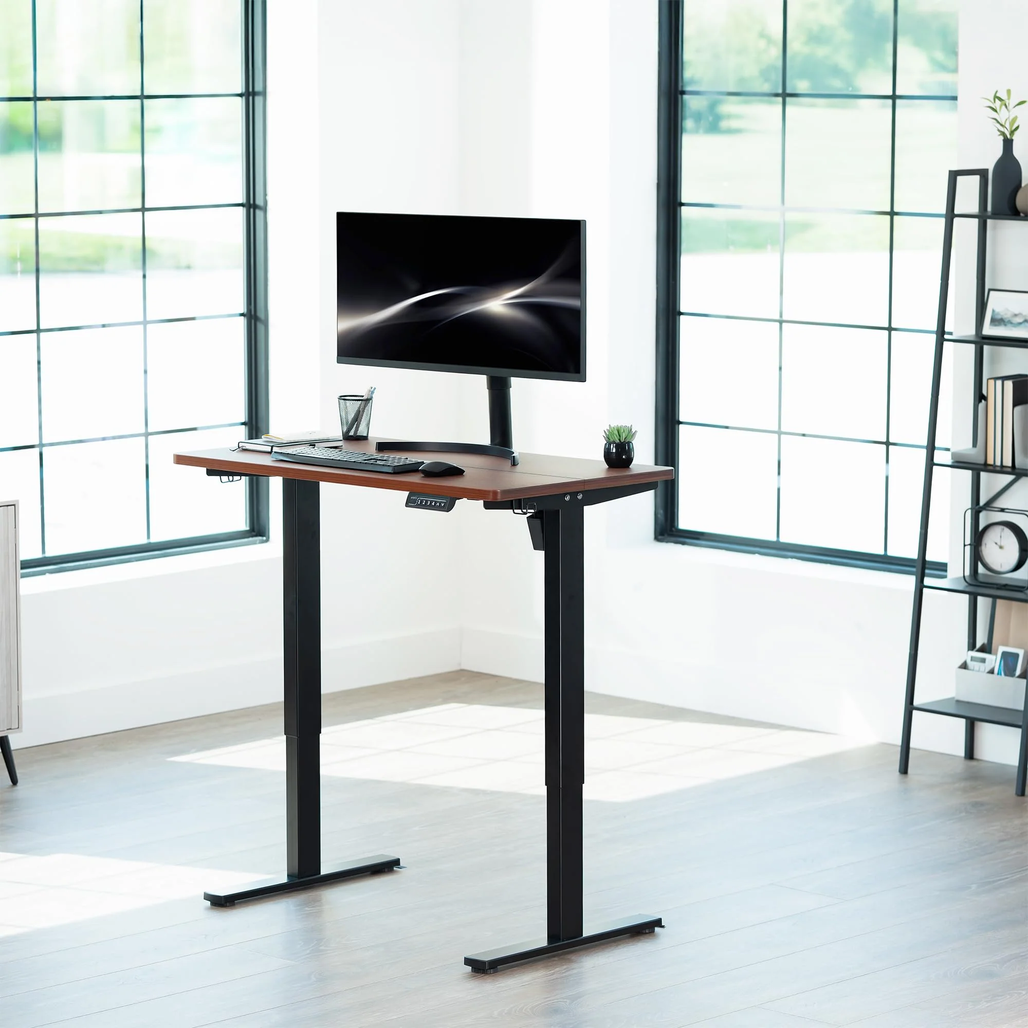 1B Split Top Series - Single Motor Electric Desk with Push Button Memory Controller - Image 10