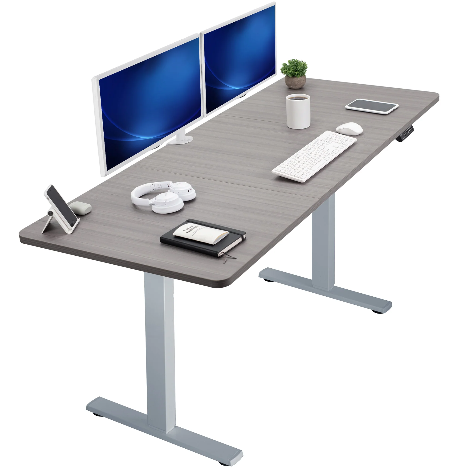 1B Split Top Series - Single Motor Electric Desk with Push Button Memory Controller - Image 105