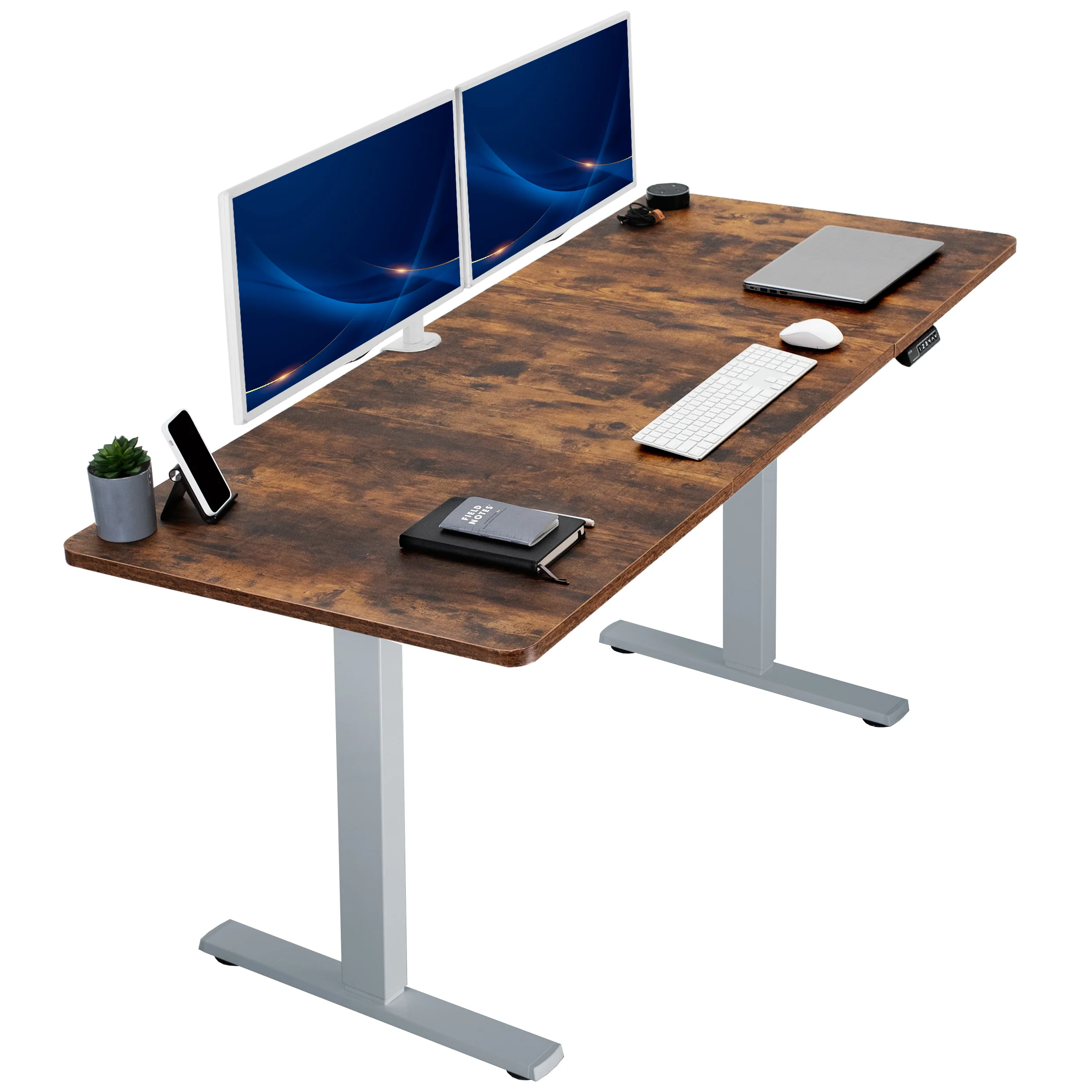 1B Split Top Series - Single Motor Electric Desk with Push Button Memory Controller - Image 107