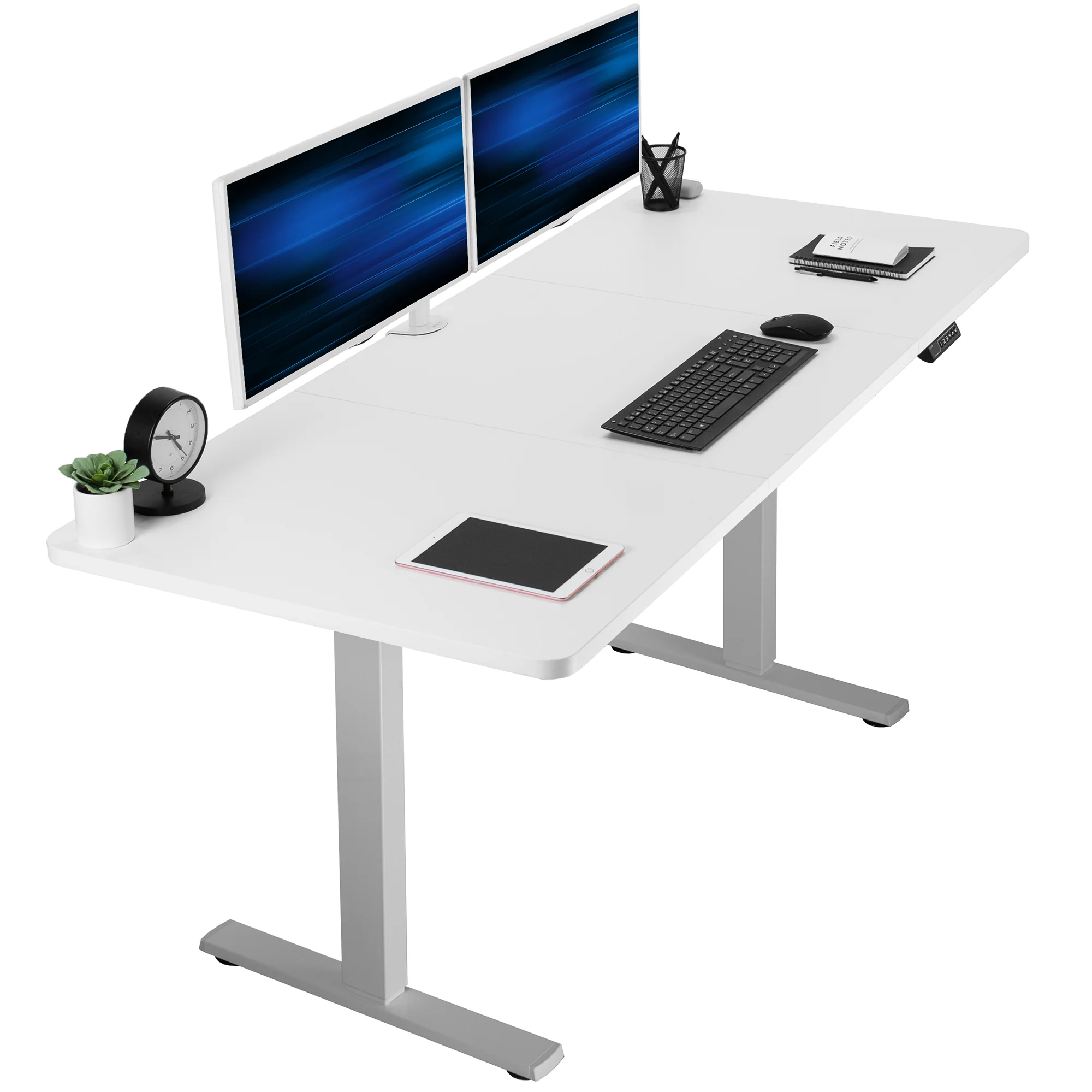 1B Split Top Series - Single Motor Electric Desk with Push Button Memory Controller - Image 111