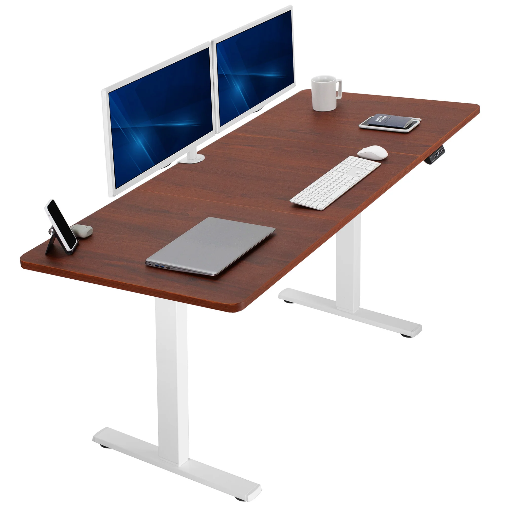 1B Split Top Series - Single Motor Electric Desk with Push Button Memory Controller - Image 123