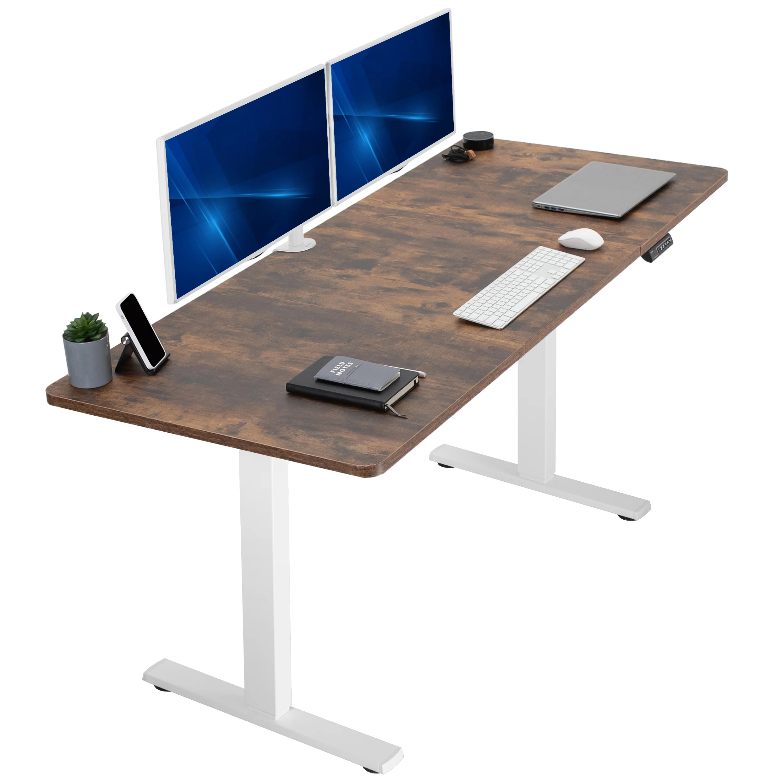 1B Split Top Series - Single Motor Electric Desk with Push Button Memory Controller - Image 127
