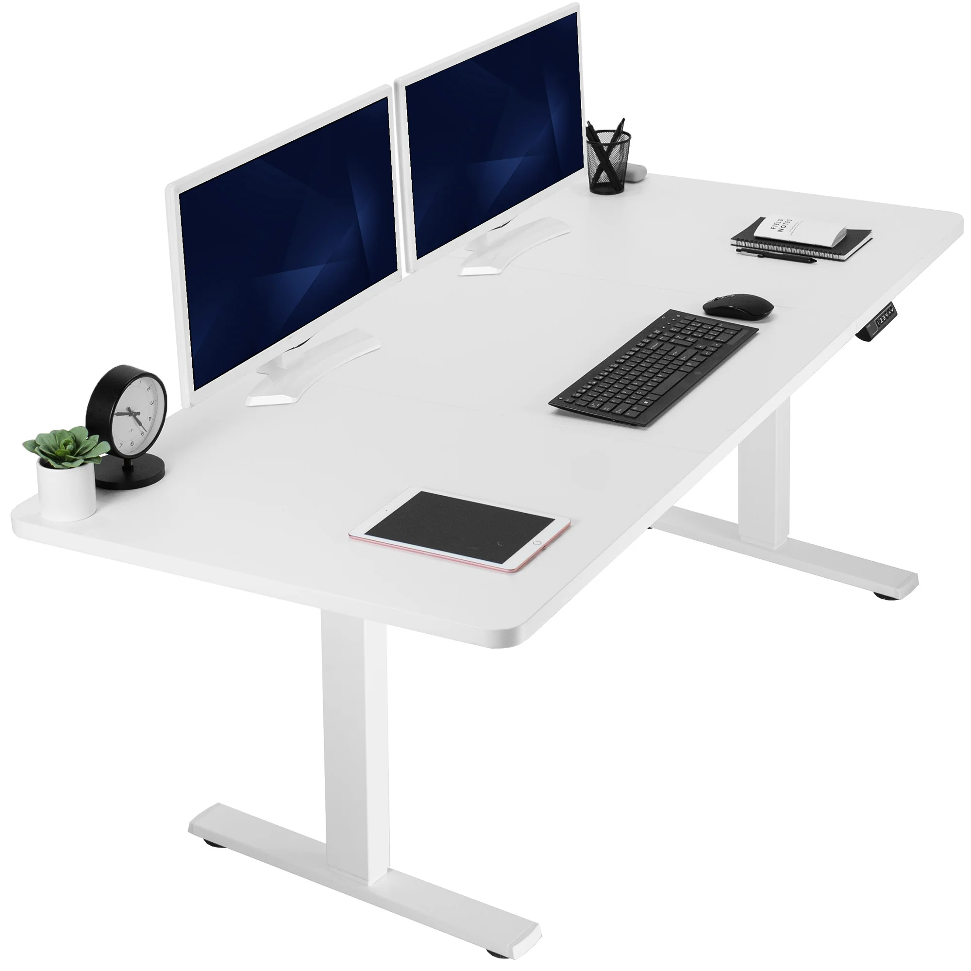 1B Split Top Series - Single Motor Electric Desk with Push Button Memory Controller - Image 131