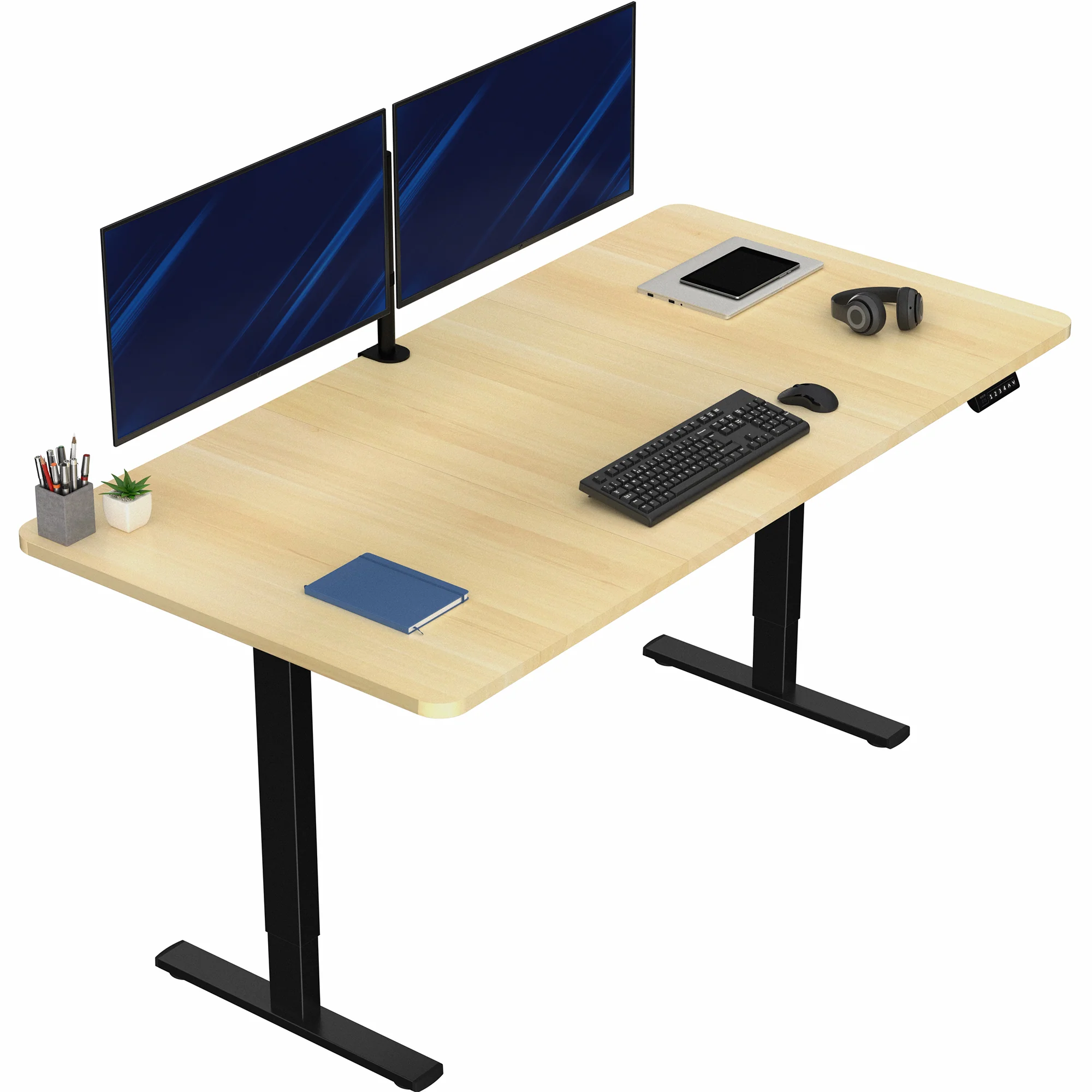 1B Split Top Series - Single Motor Electric Desk with Push Button Memory Controller - Image 147