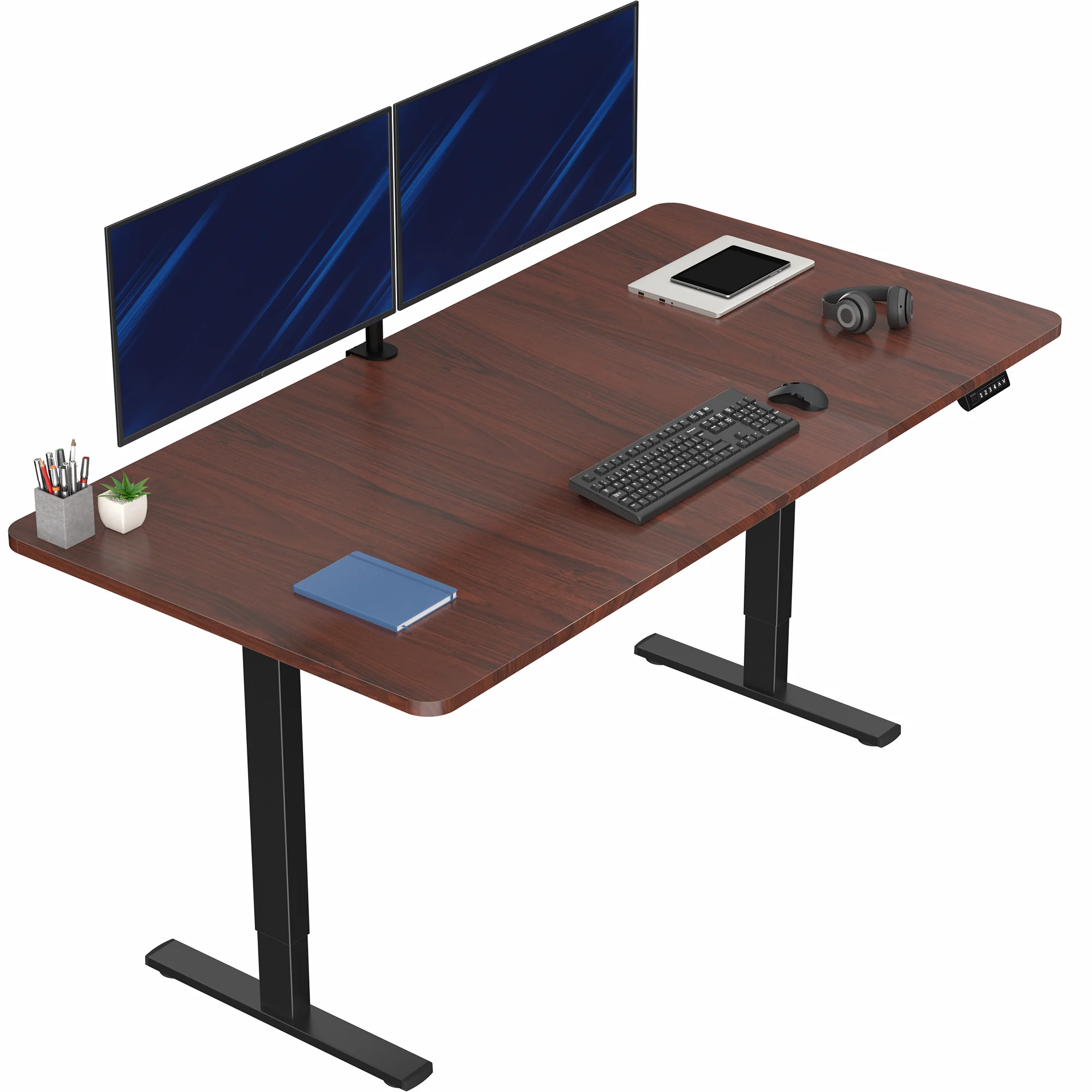 1B Split Top Series - Single Motor Electric Desk with Push Button Memory Controller - Image 149