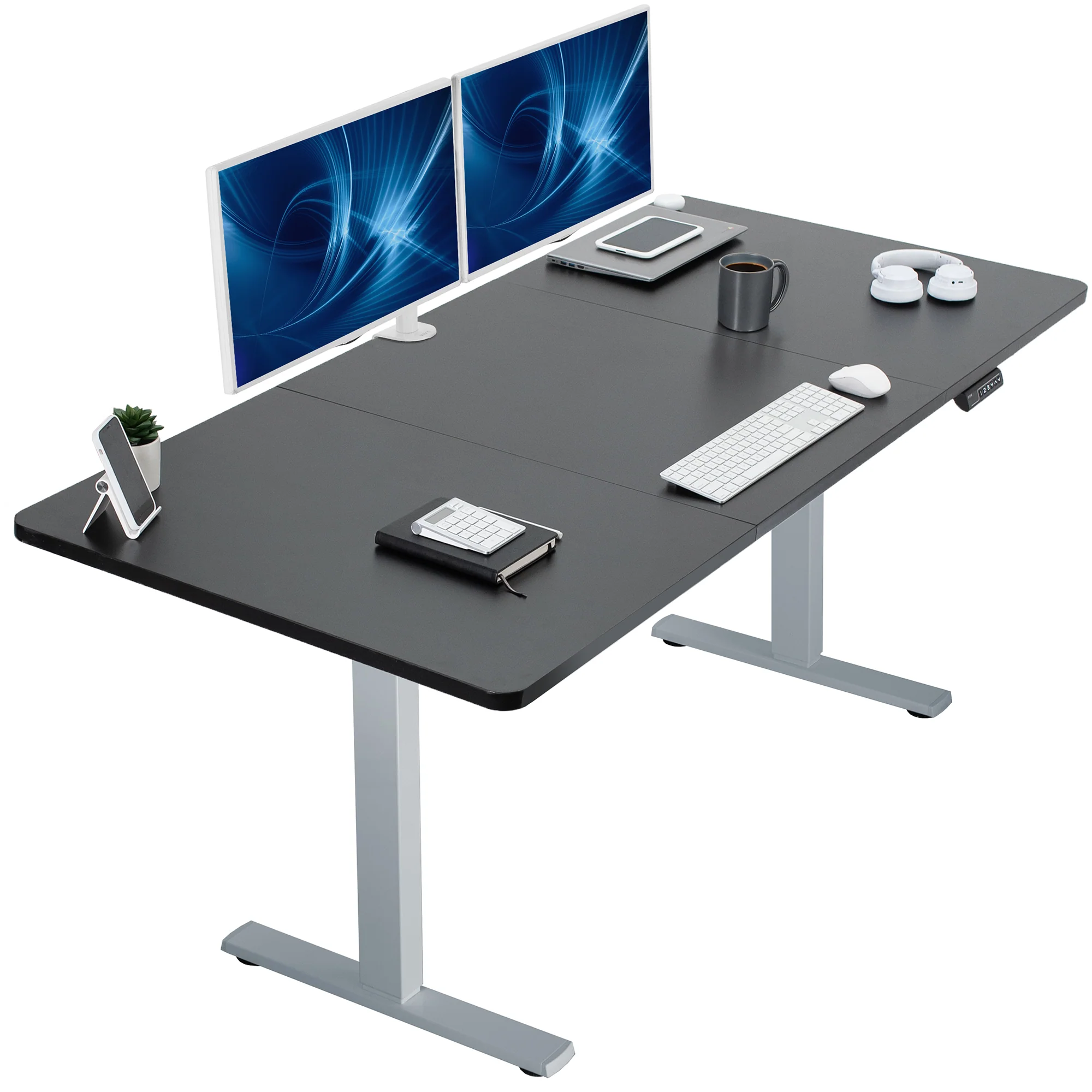 1B Split Top Series - Single Motor Electric Desk with Push Button Memory Controller - Image 159