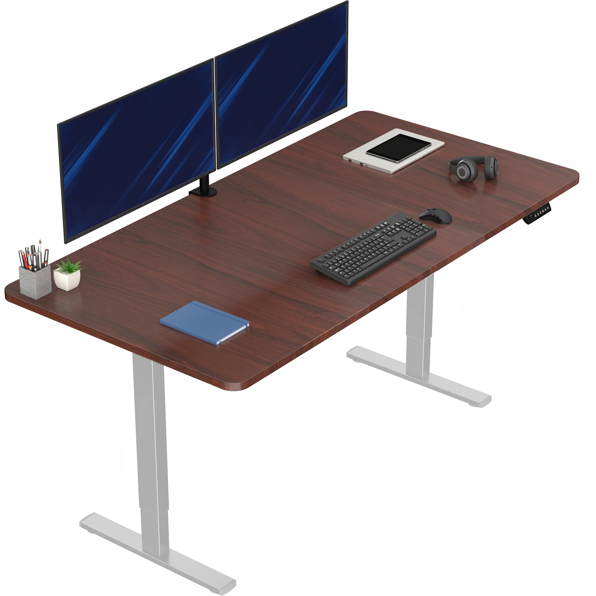 1B Split Top Series - Single Motor Electric Desk with Push Button Memory Controller - Image 163