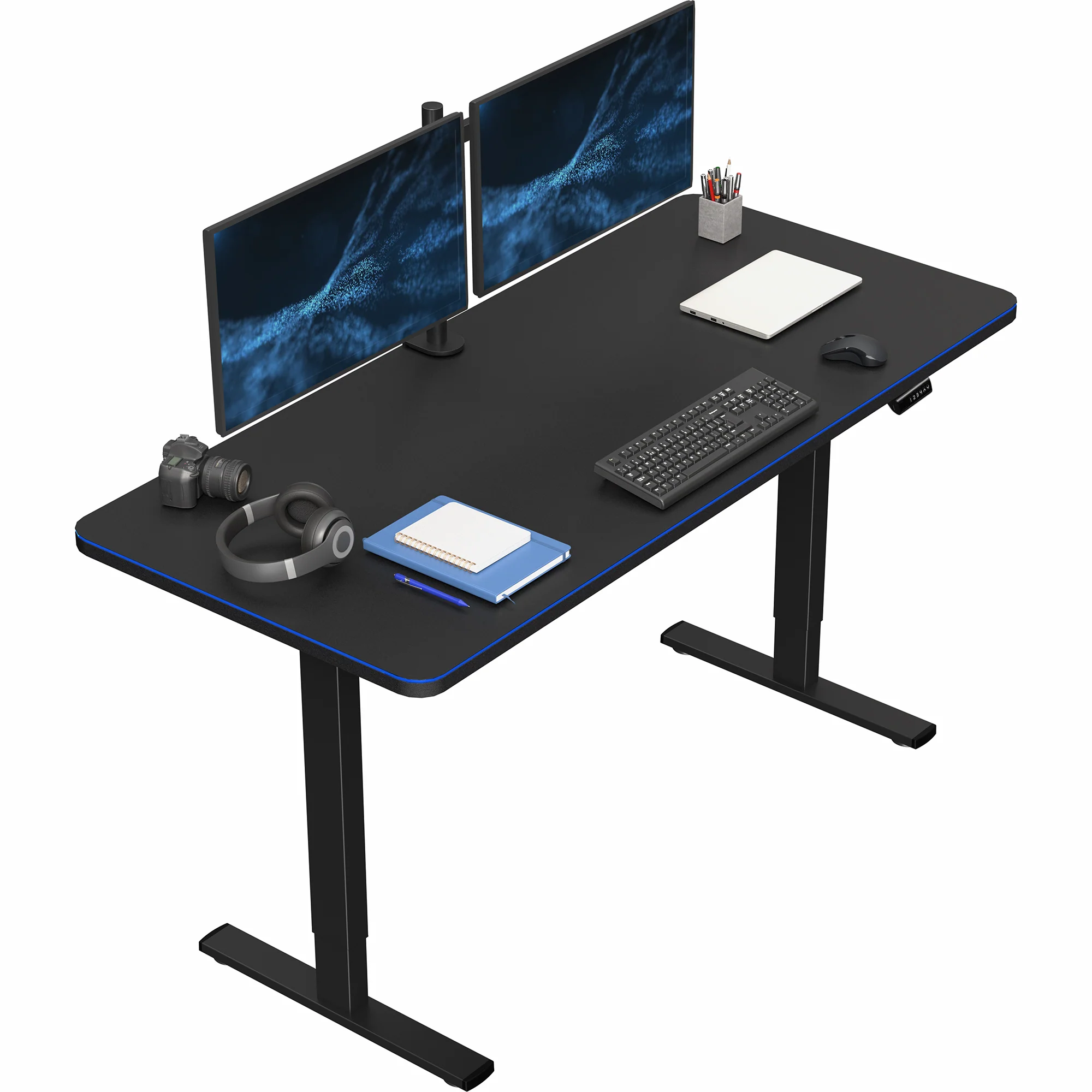 1B Split Top Series - Single Motor Electric Desk with Push Button Memory Controller - Image 27