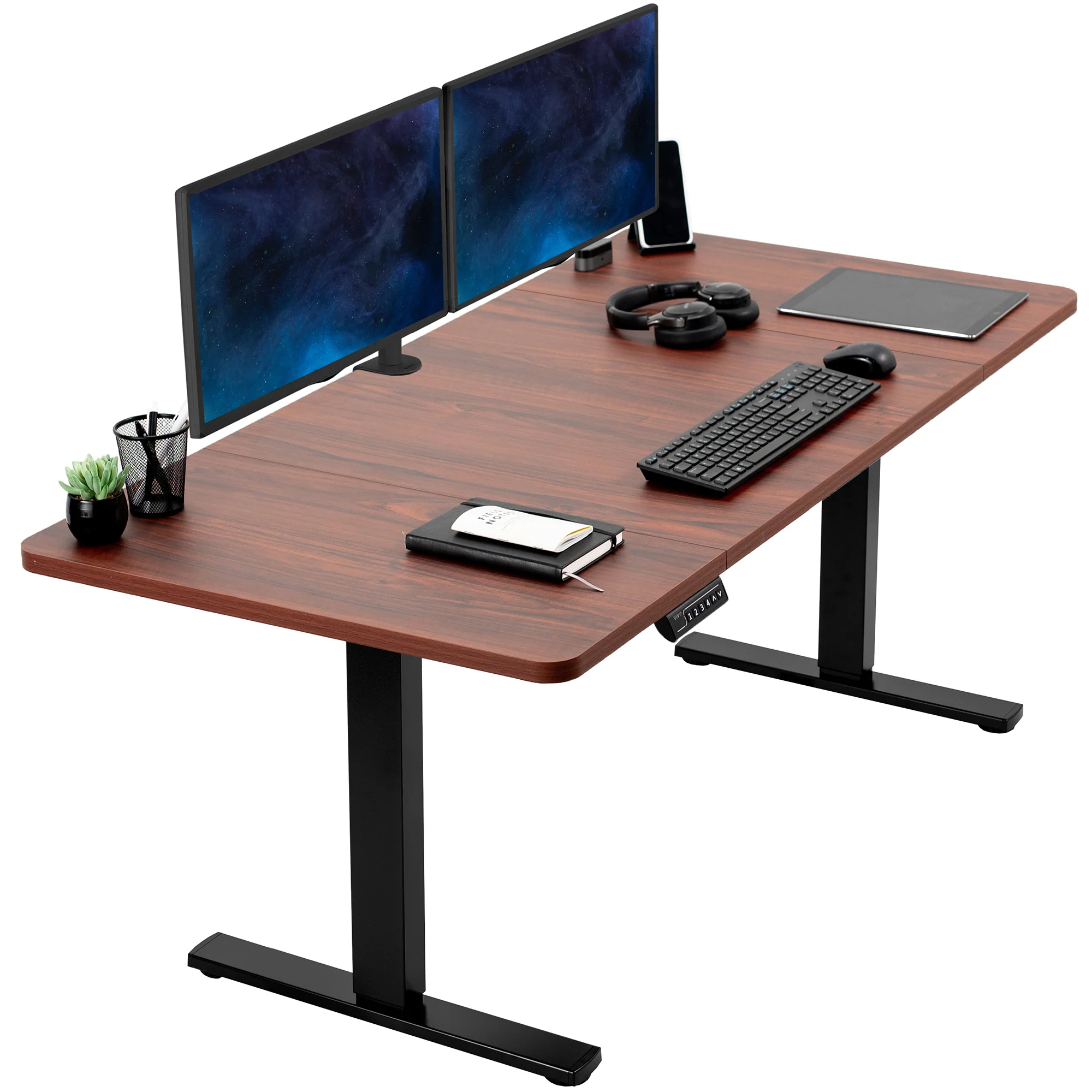 1B Split Top Series - Single Motor Electric Desk with Push Button Memory Controller - Image 31