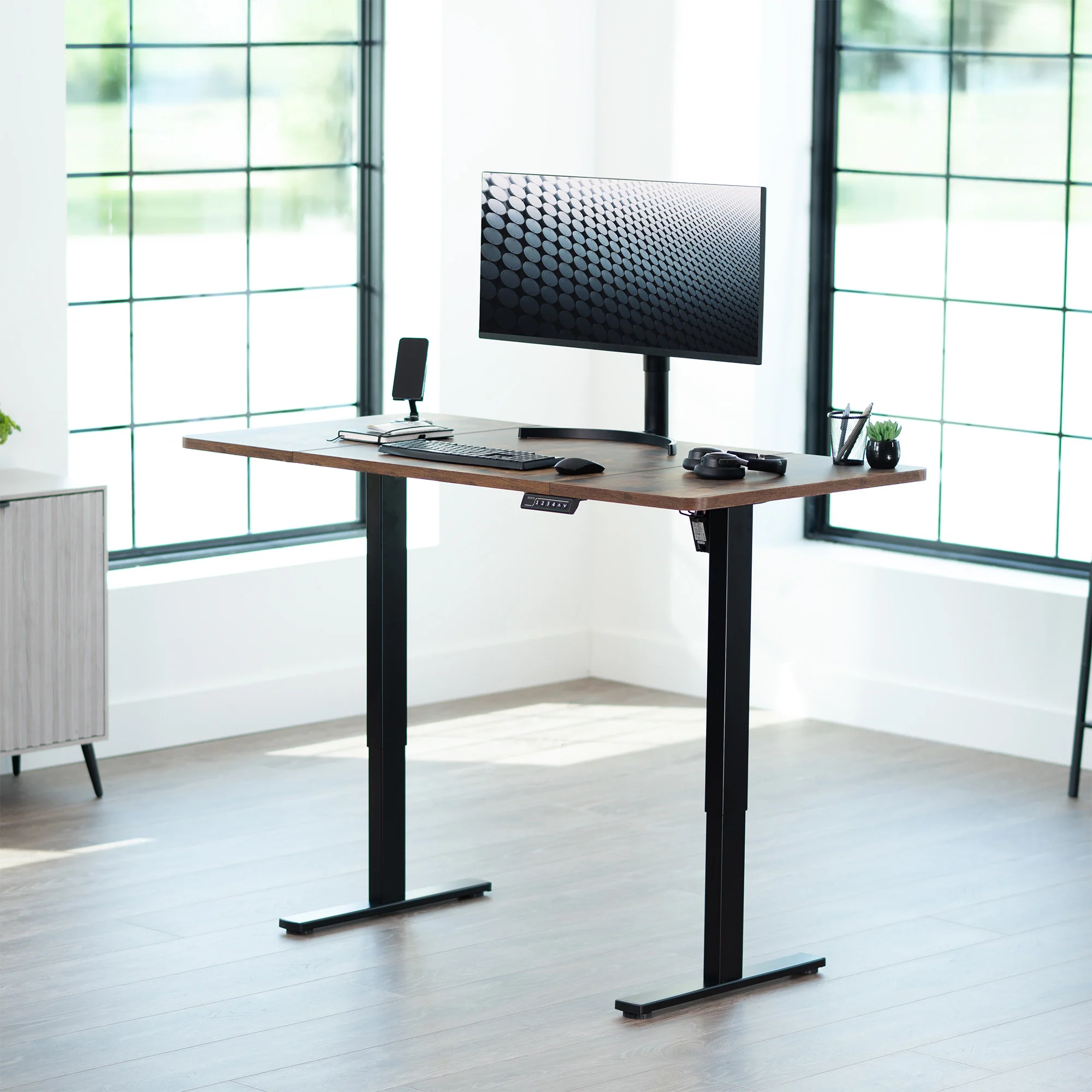 1B Split Top Series - Single Motor Electric Desk with Push Button Memory Controller - Image 36
