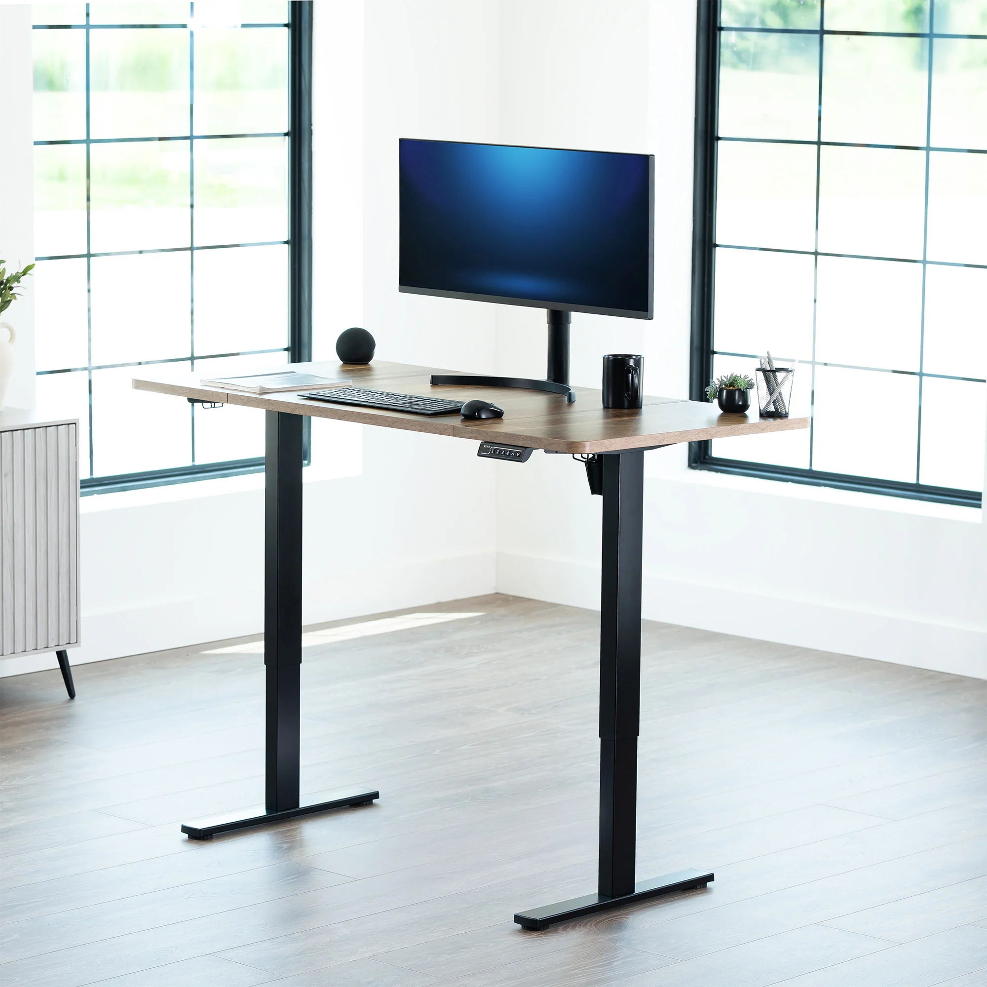 1B Split Top Series - Single Motor Electric Desk with Push Button Memory Controller - Image 38