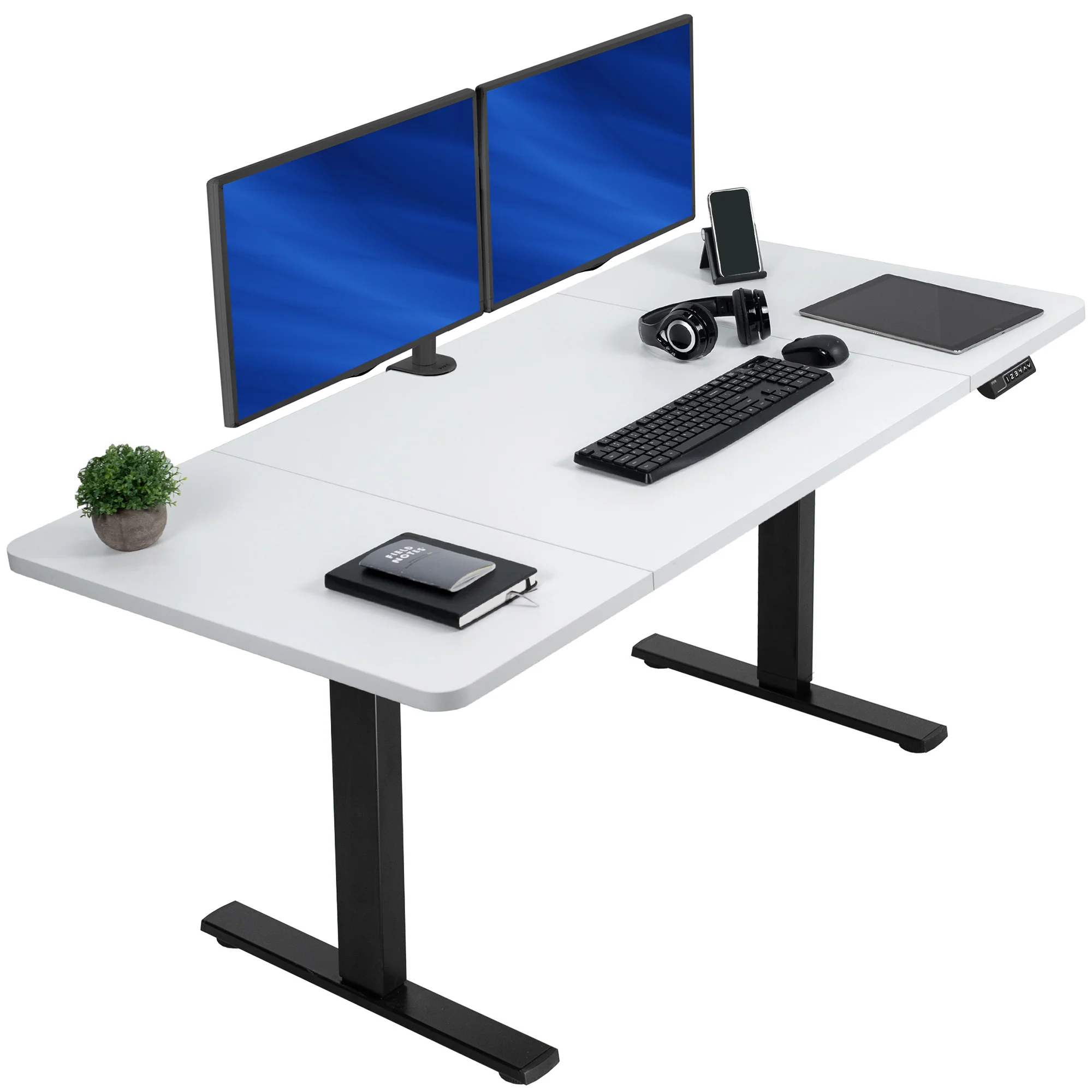 1B Split Top Series - Single Motor Electric Desk with Push Button Memory Controller - Image 39