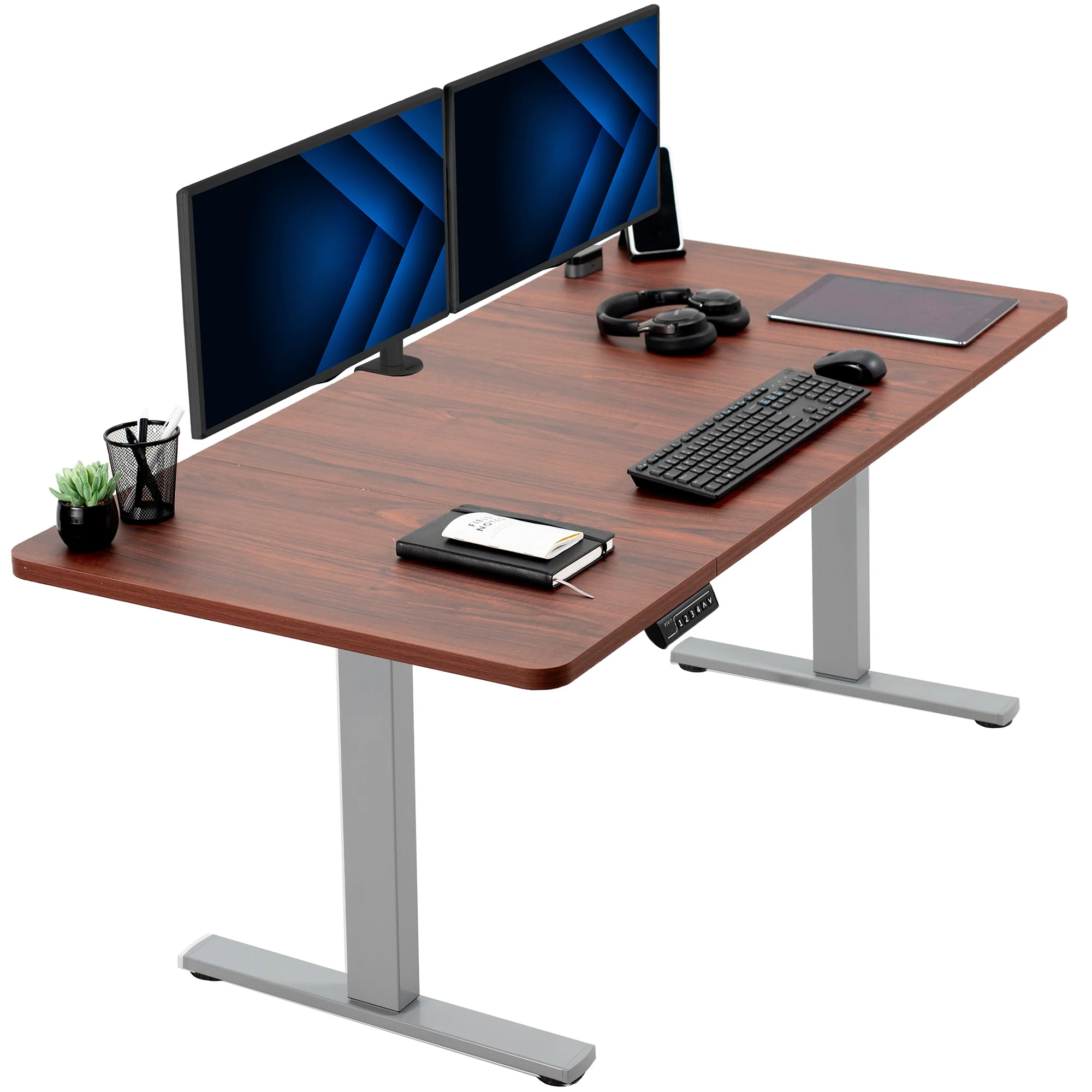 1B Split Top Series - Single Motor Electric Desk with Push Button Memory Controller - Image 45