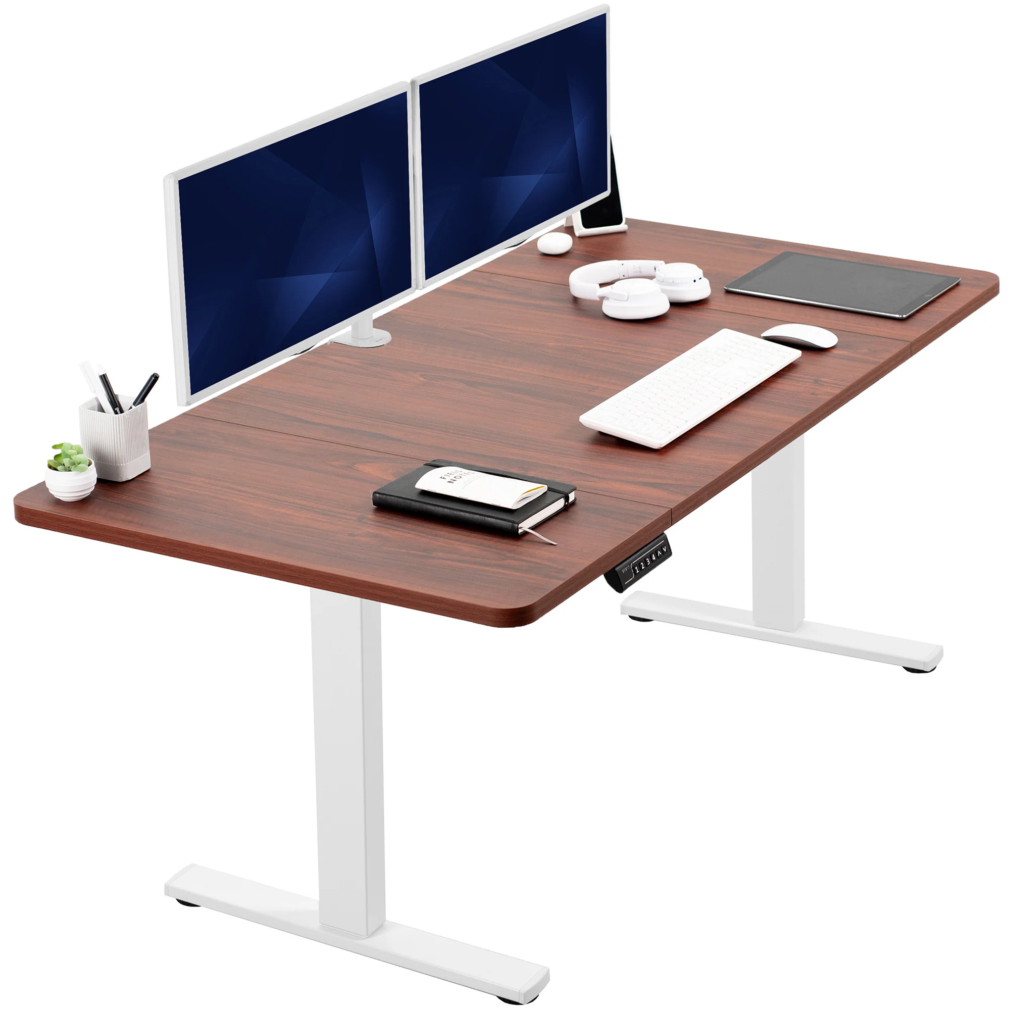 1B Split Top Series - Single Motor Electric Desk with Push Button Memory Controller - Image 59