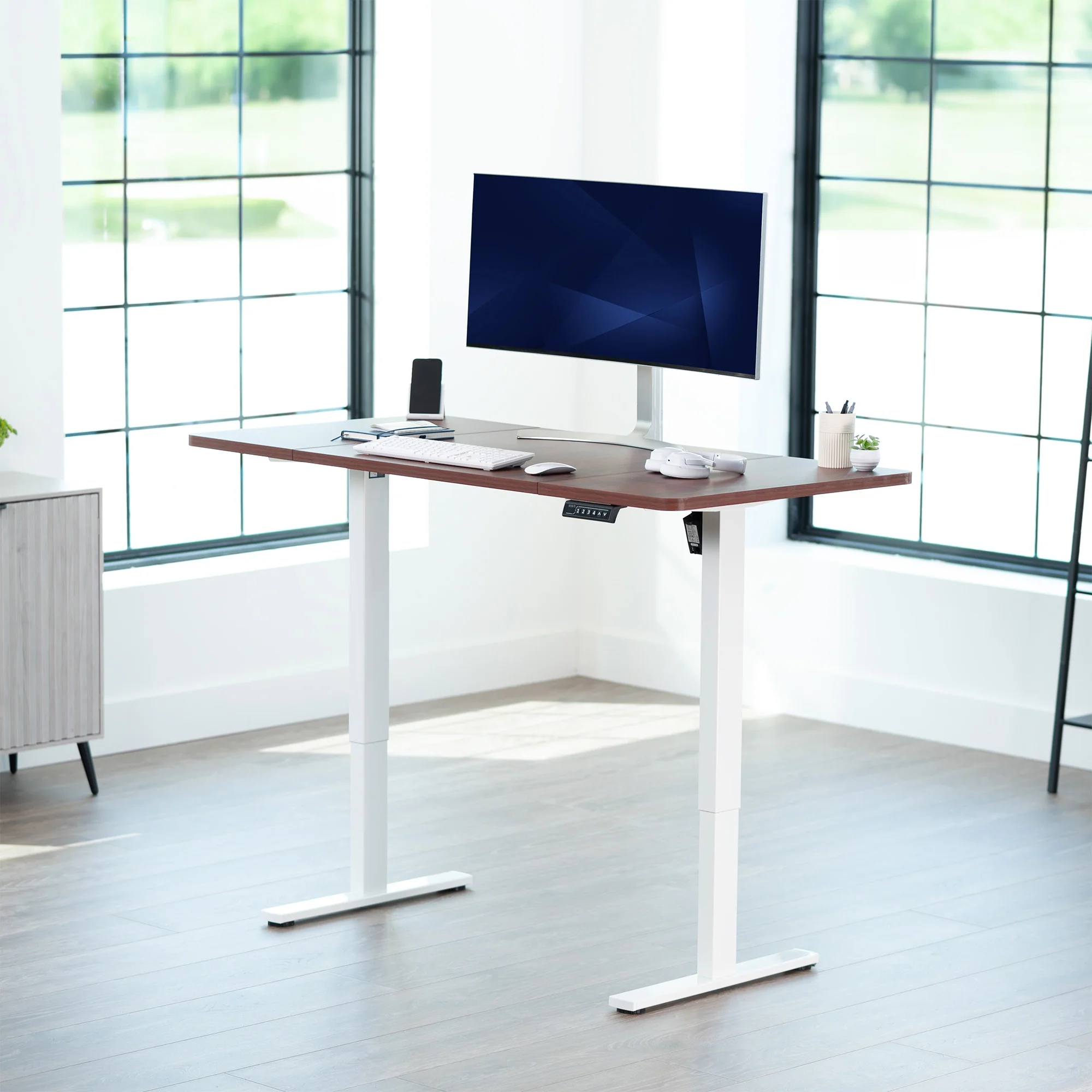 1B Split Top Series - Single Motor Electric Desk with Push Button Memory Controller - Image 60