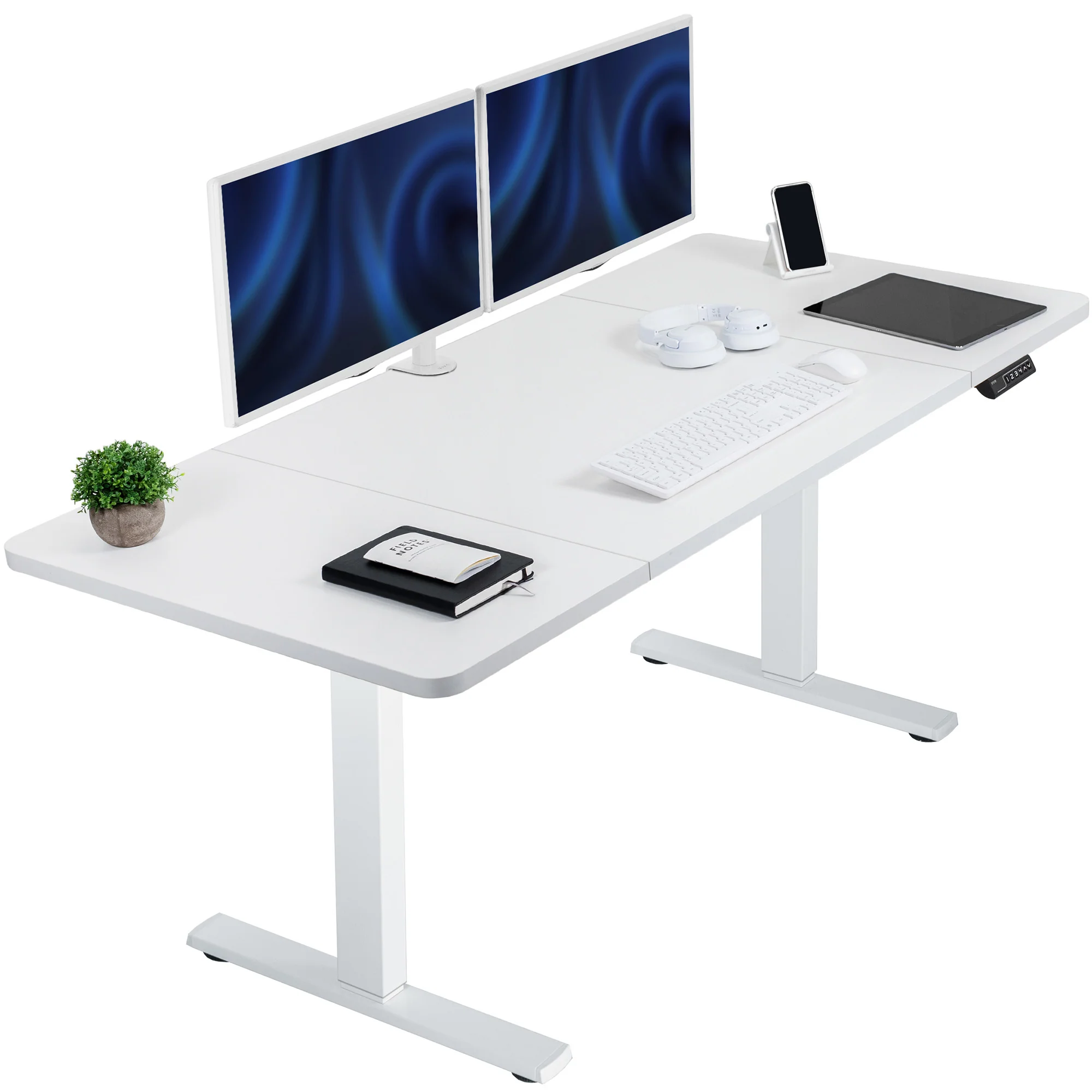 1B Split Top Series - Single Motor Electric Desk with Push Button Memory Controller - Image 67