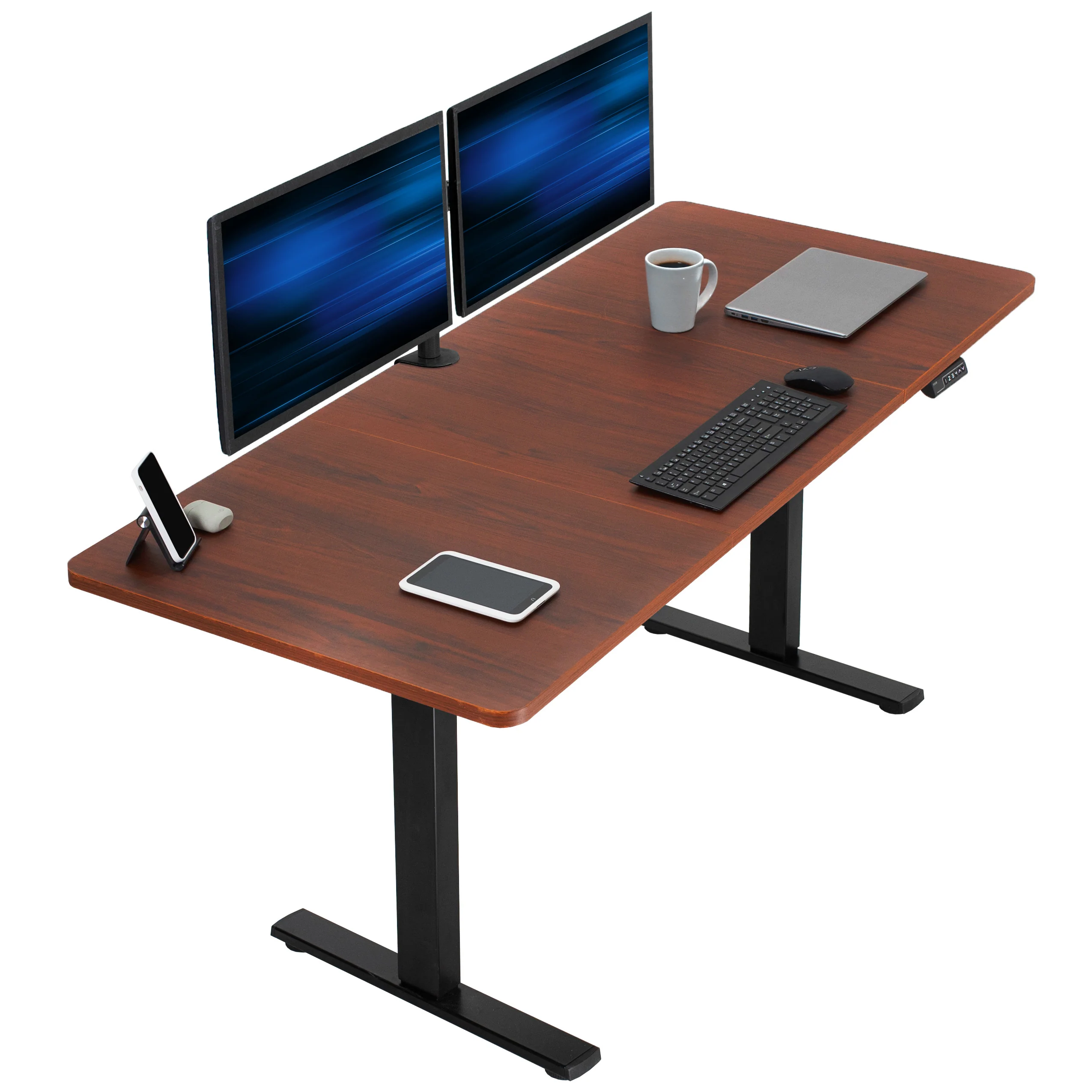 1B Split Top Series - Single Motor Electric Desk with Push Button Memory Controller - Image 83