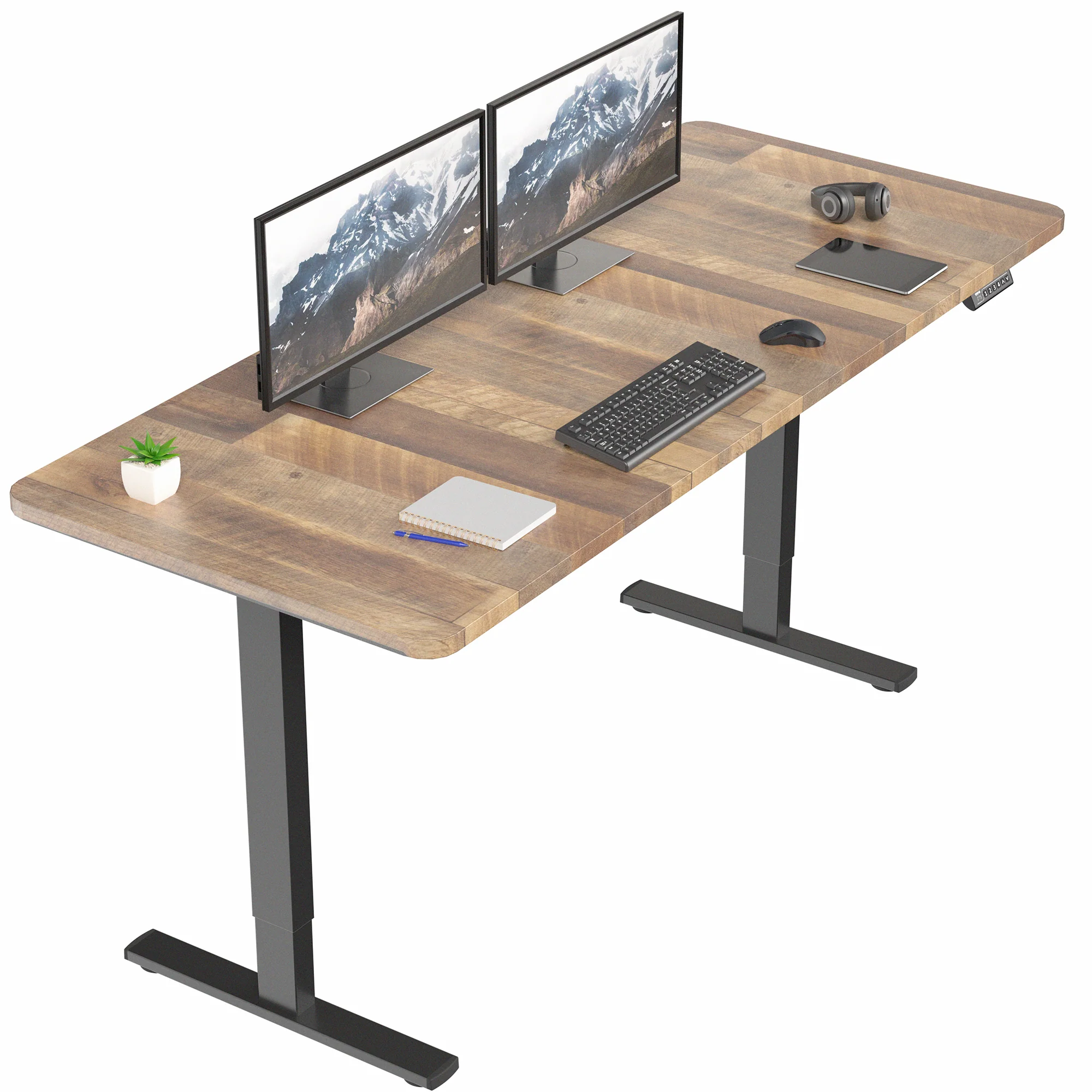 1B Split Top Series - Single Motor Electric Desk with Push Button Memory Controller - Image 89