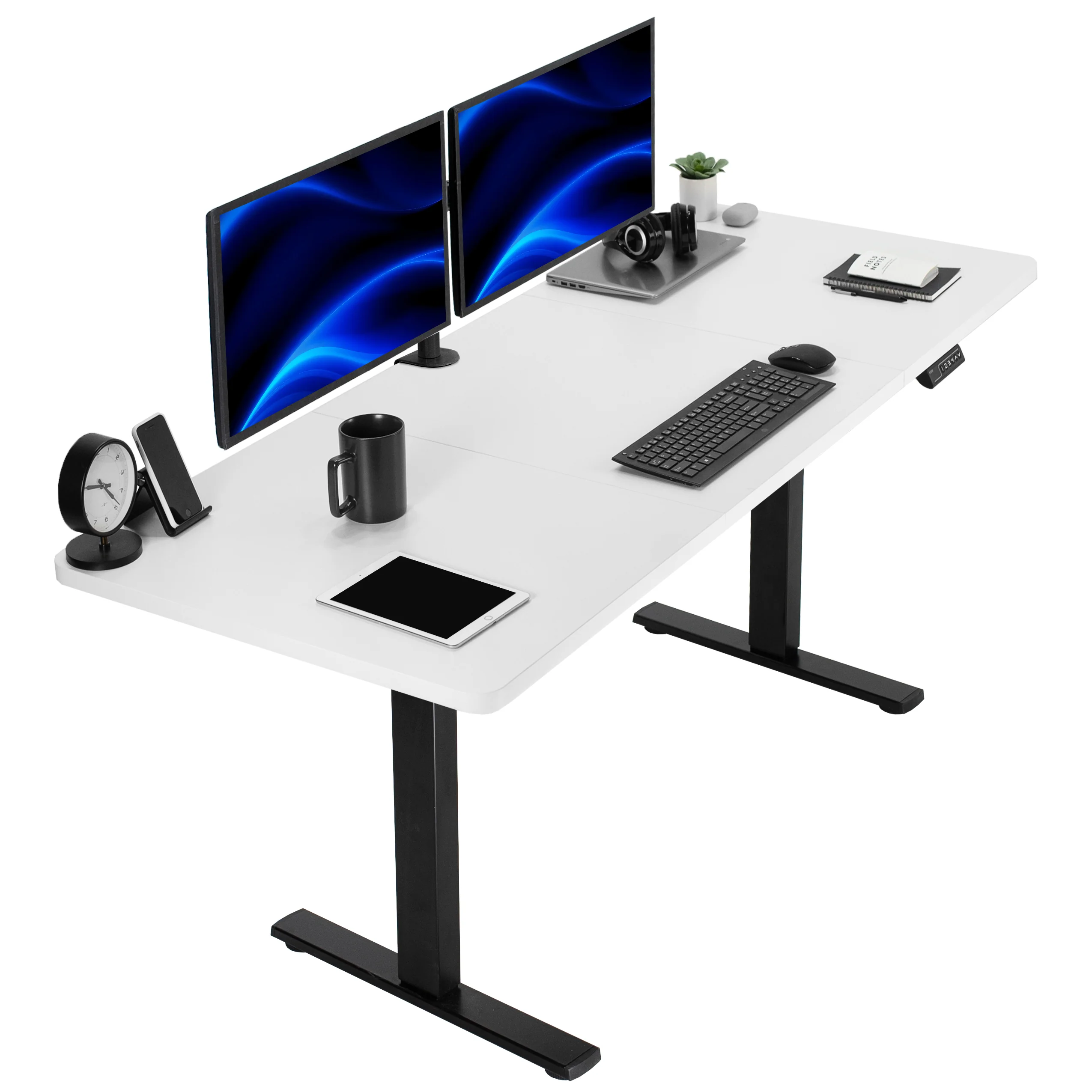 1B Split Top Series - Single Motor Electric Desk with Push Button Memory Controller - Image 91