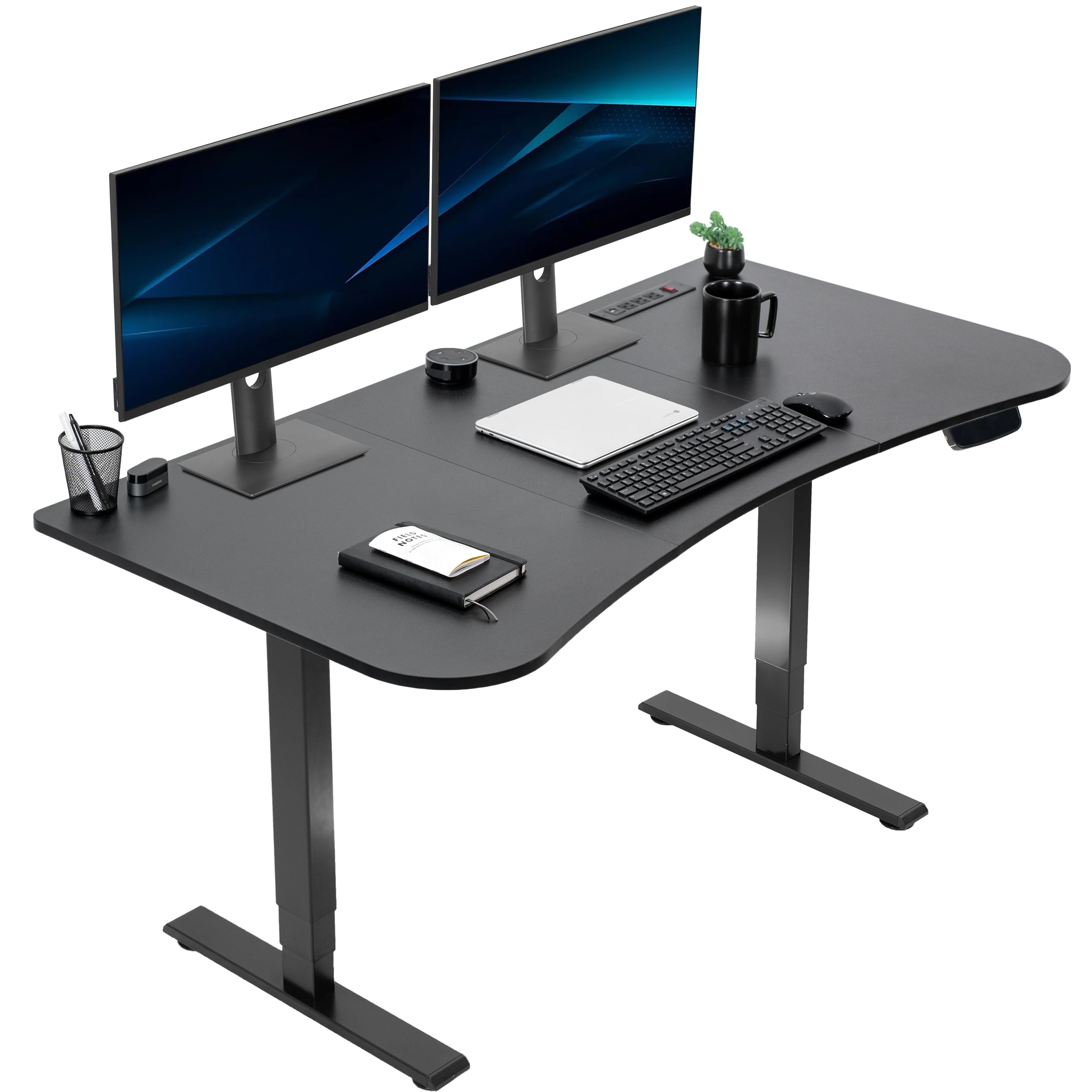 2E Series - 63" x 32" Electric Desk with Touch Screen Memory Controller - Image 10