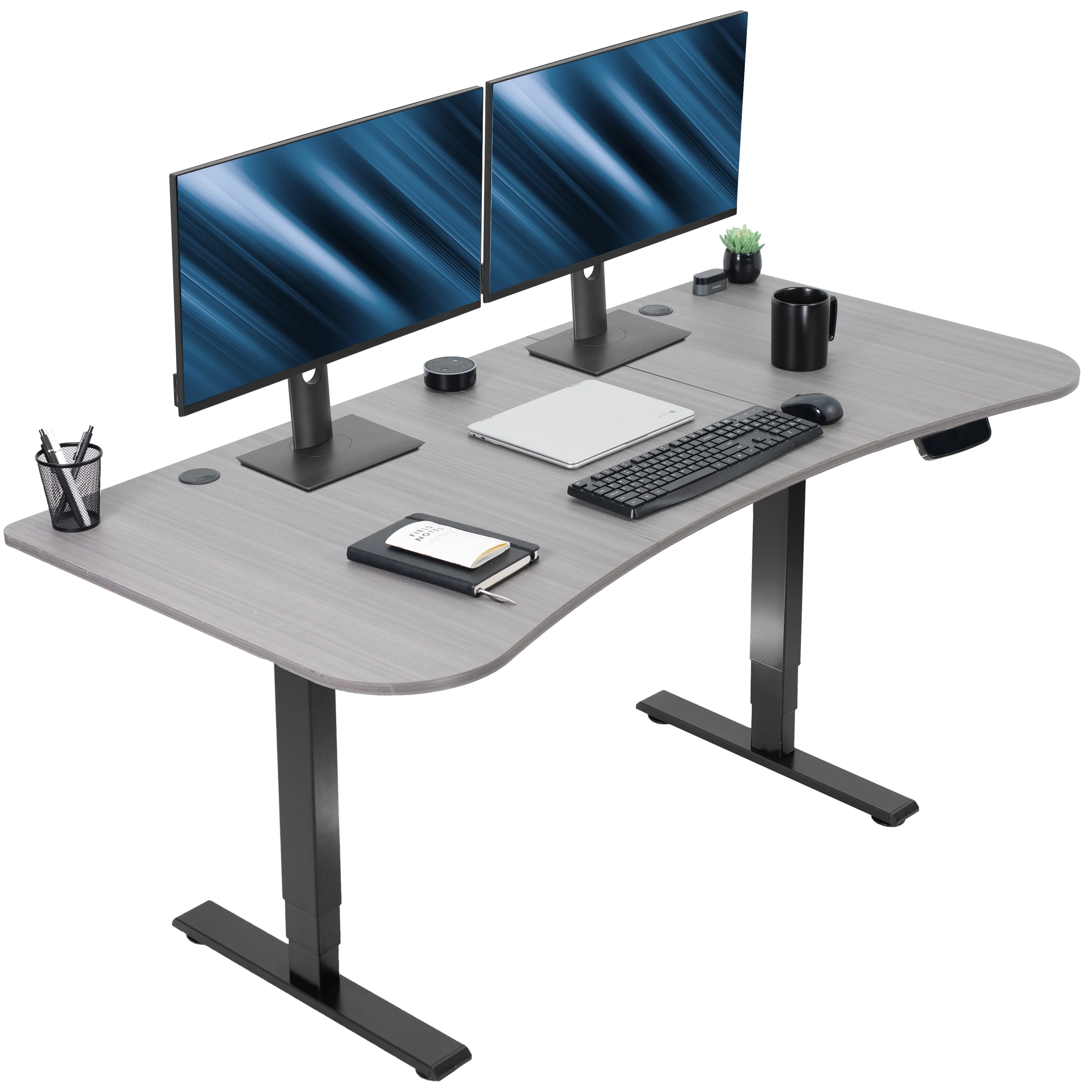 2E Series - 63" x 32" Electric Desk with Touch Screen Memory Controller - Image 17