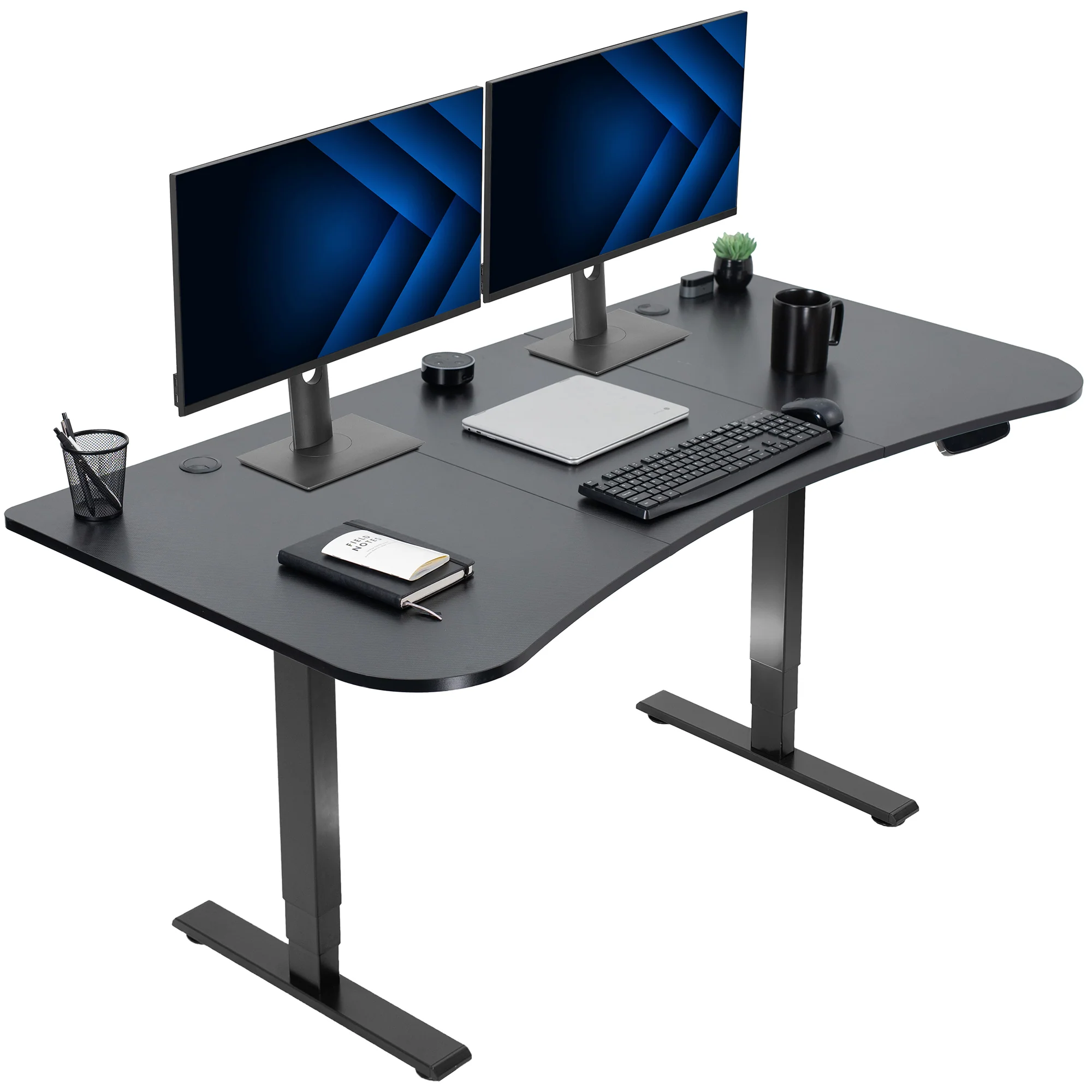 2E Series - 63" x 32" Electric Desk with Touch Screen Memory Controller - Image 23