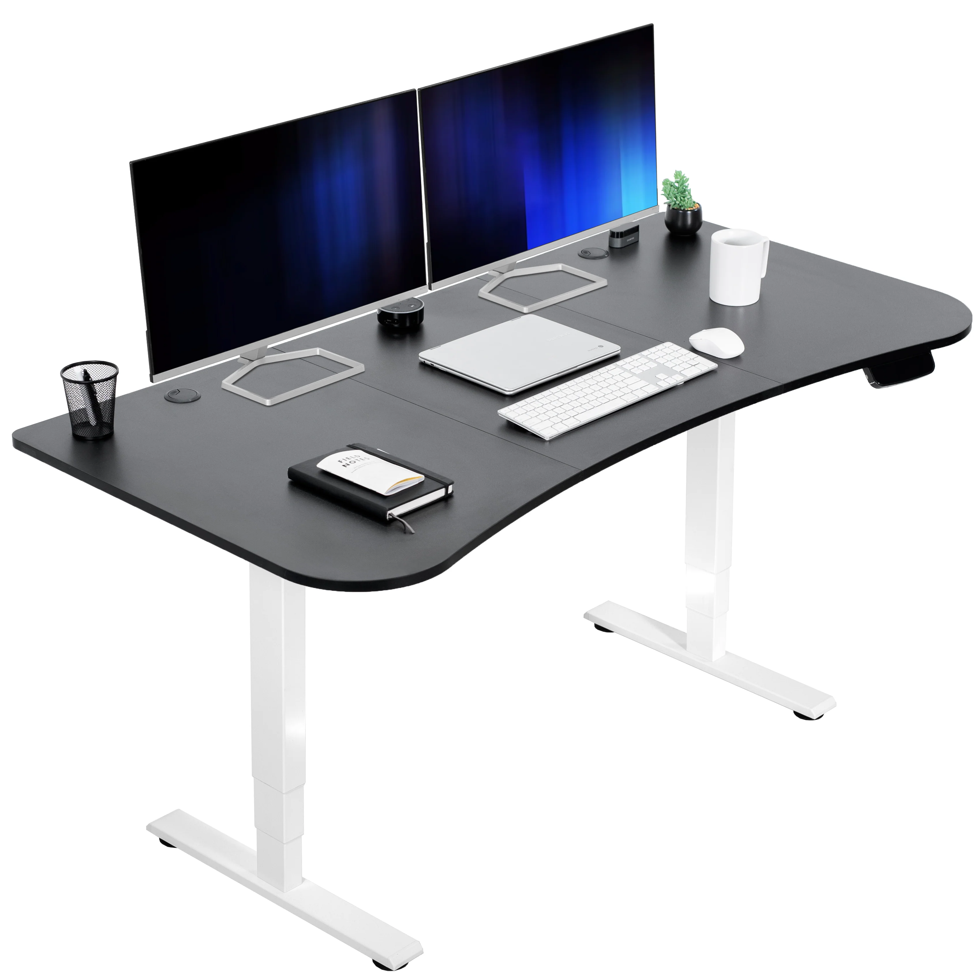 2E Series - 63" x 32" Electric Desk with Touch Screen Memory Controller - Image 27