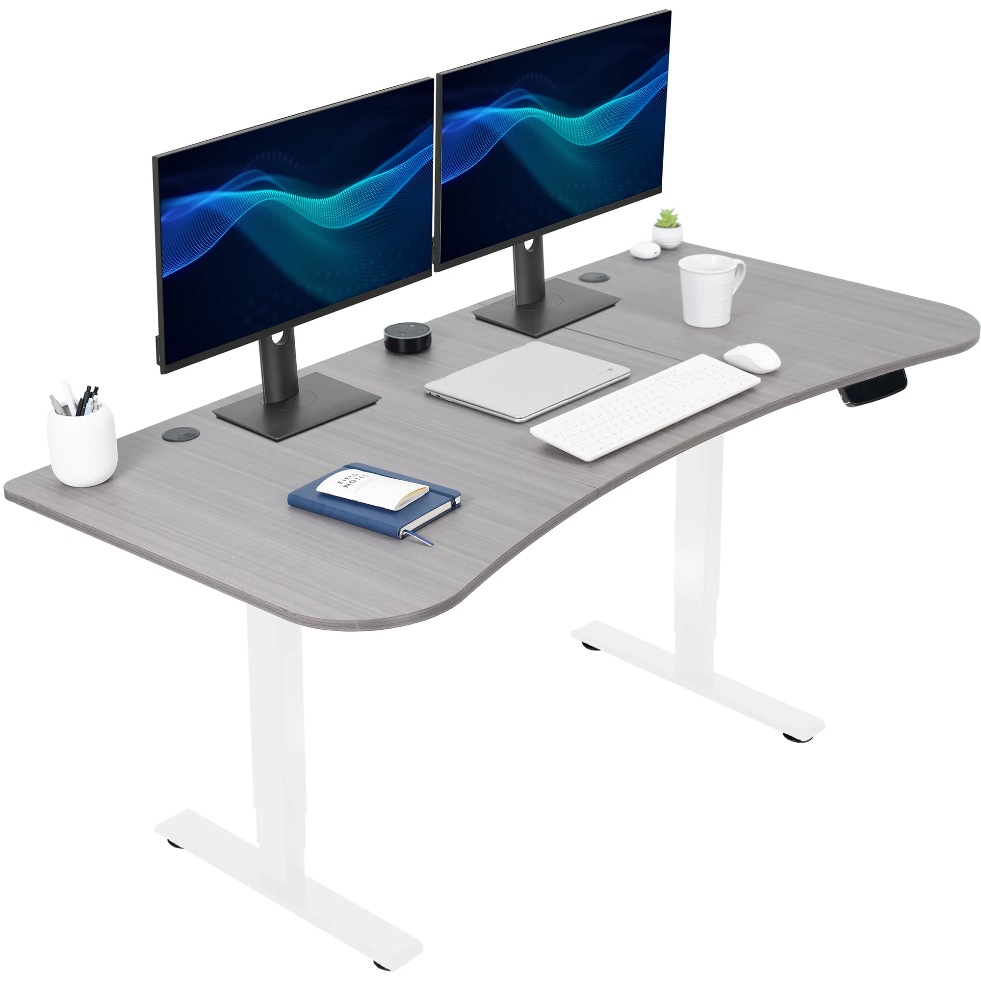 2E Series - 63" x 32" Electric Desk with Touch Screen Memory Controller - Image 33