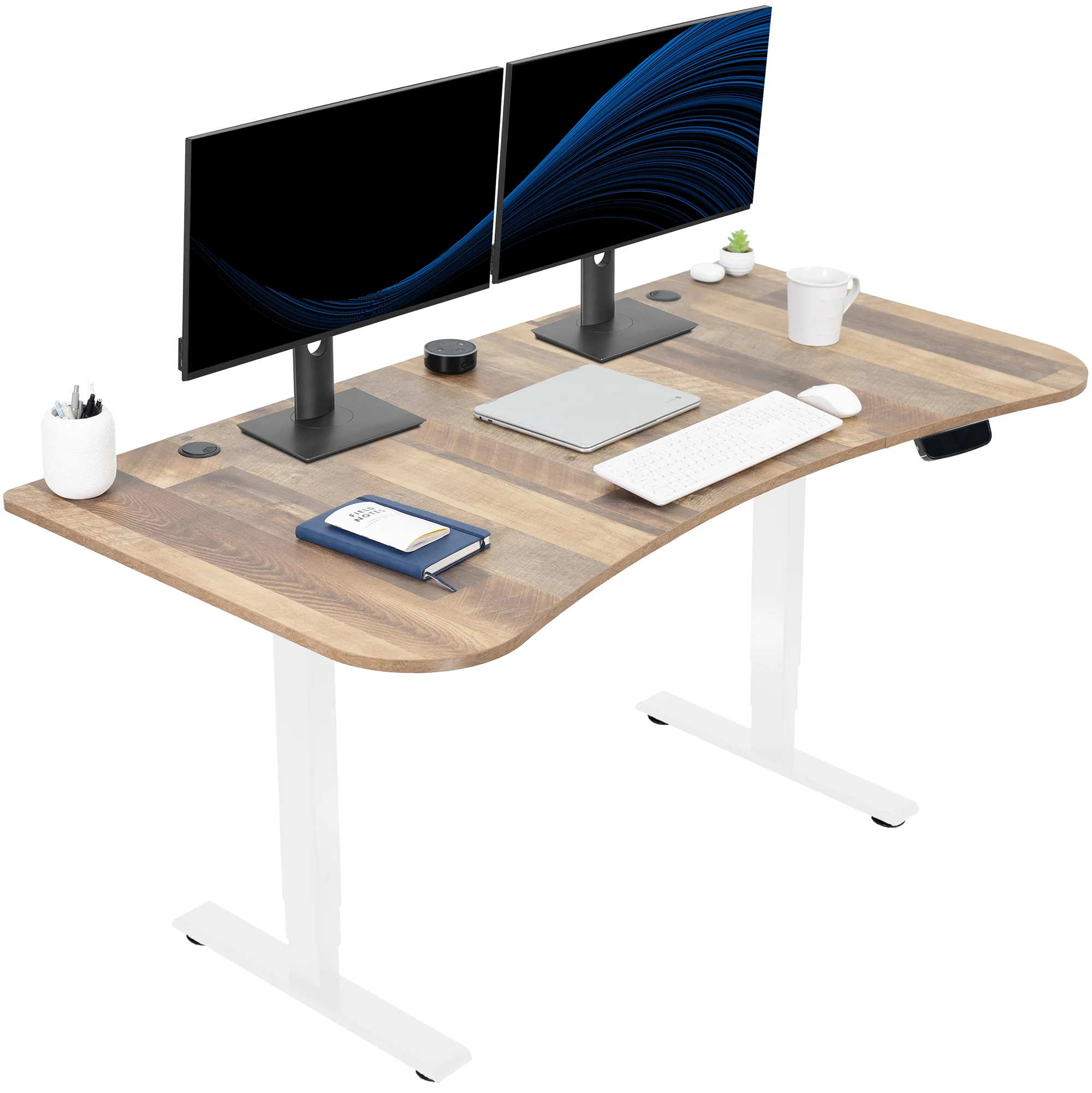 2E Series - 63" x 32" Electric Desk with Touch Screen Memory Controller - Image 37