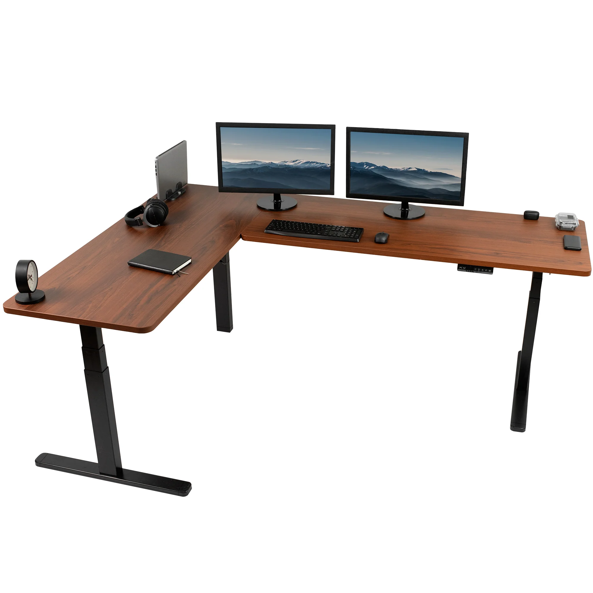 3E Series - Triple Motor Corner Electric Desk - Image 111