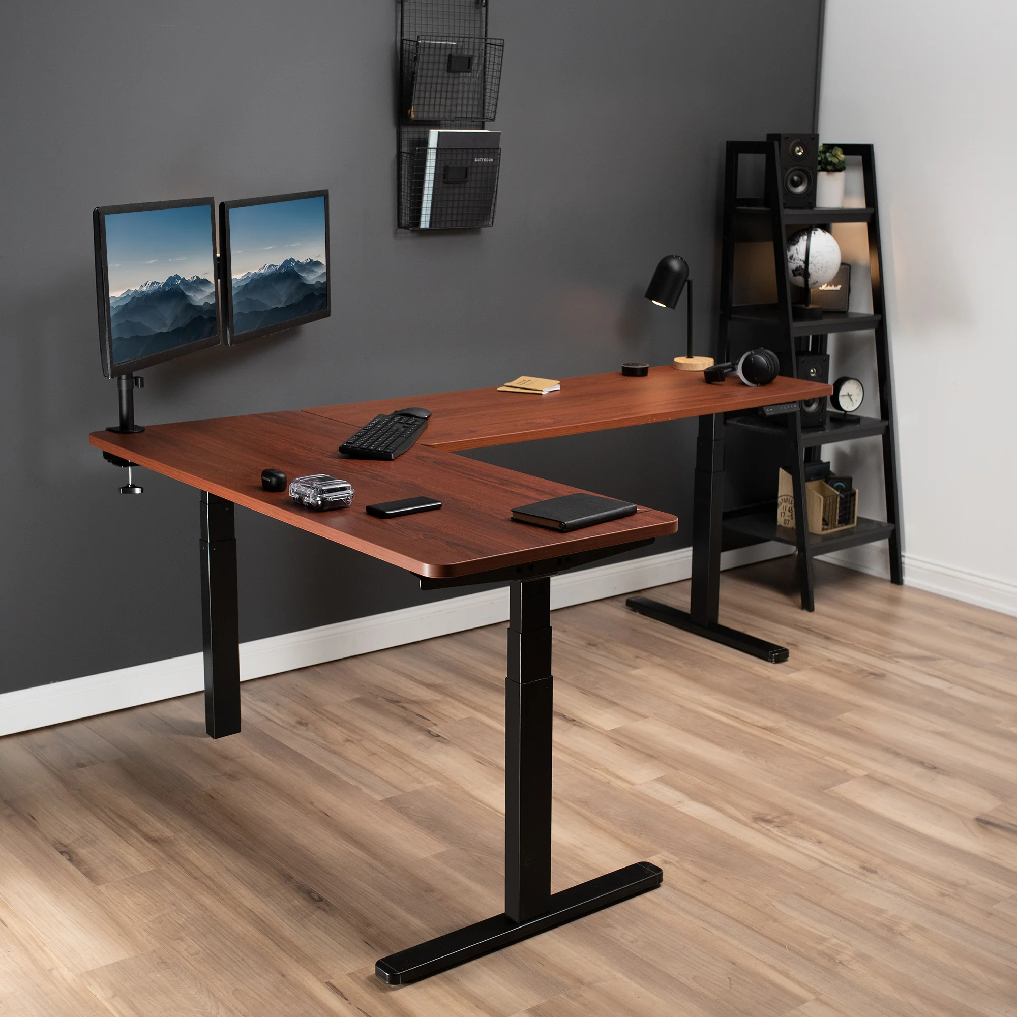 3E Series - Triple Motor Corner Electric Desk - Image 112