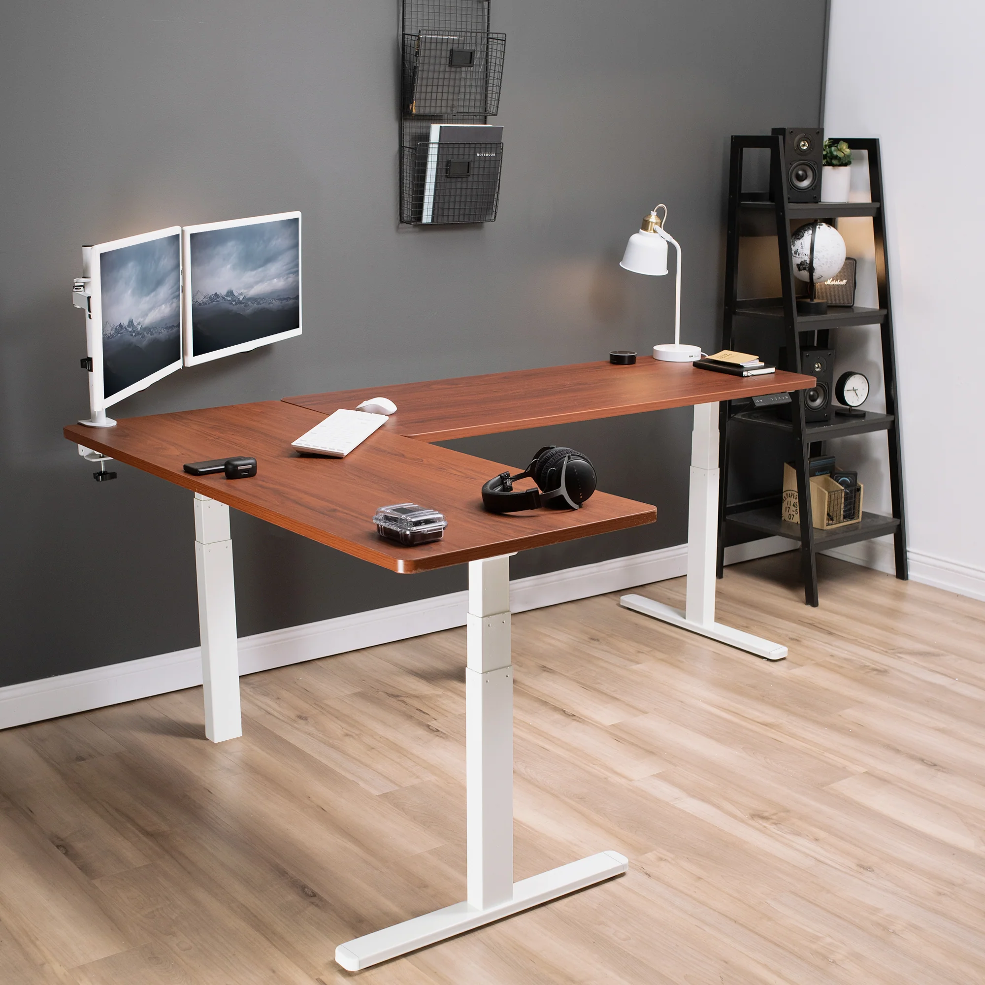 3E Series - Triple Motor Corner Electric Desk - Image 132