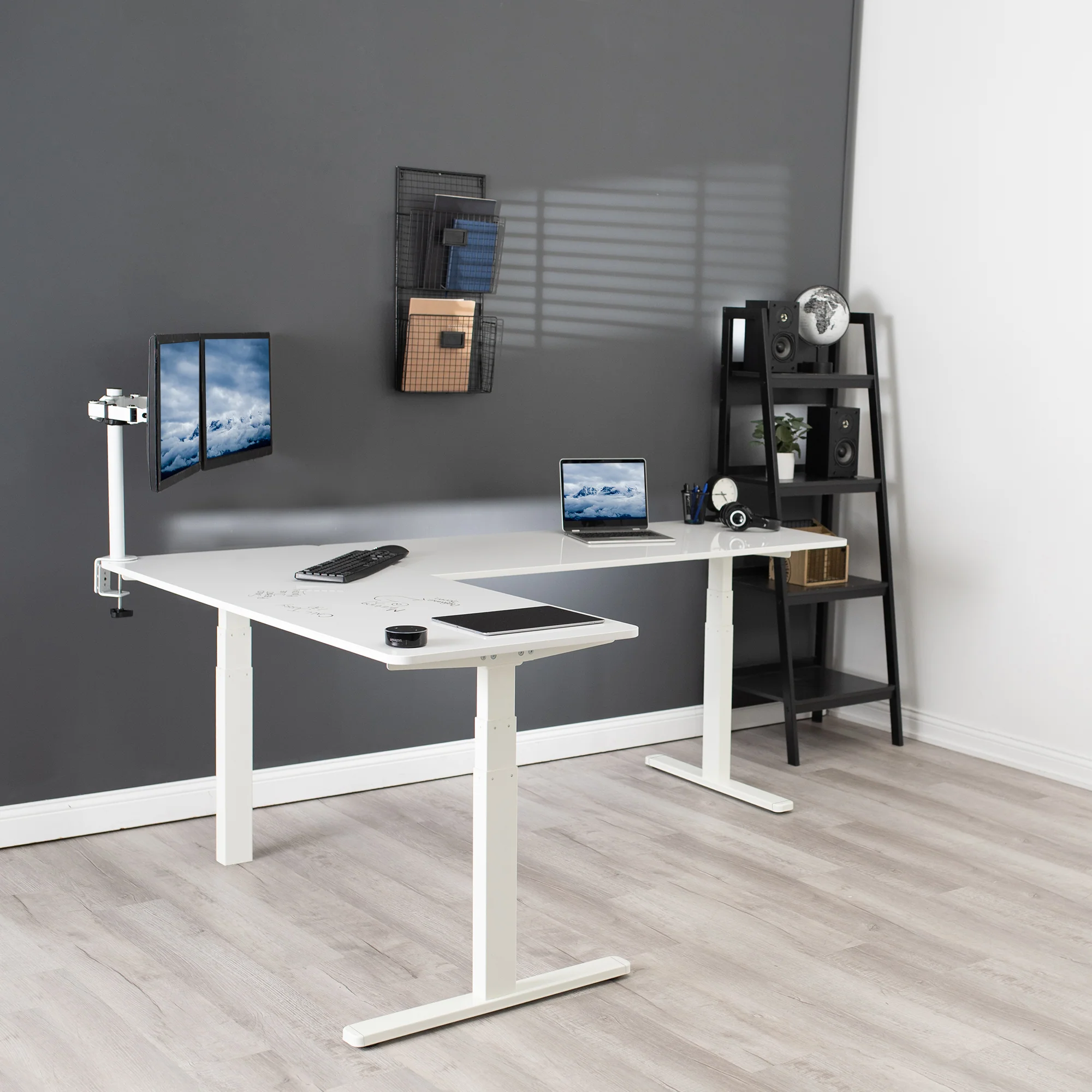 3E Series - Triple Motor Corner Electric Desk - Image 144