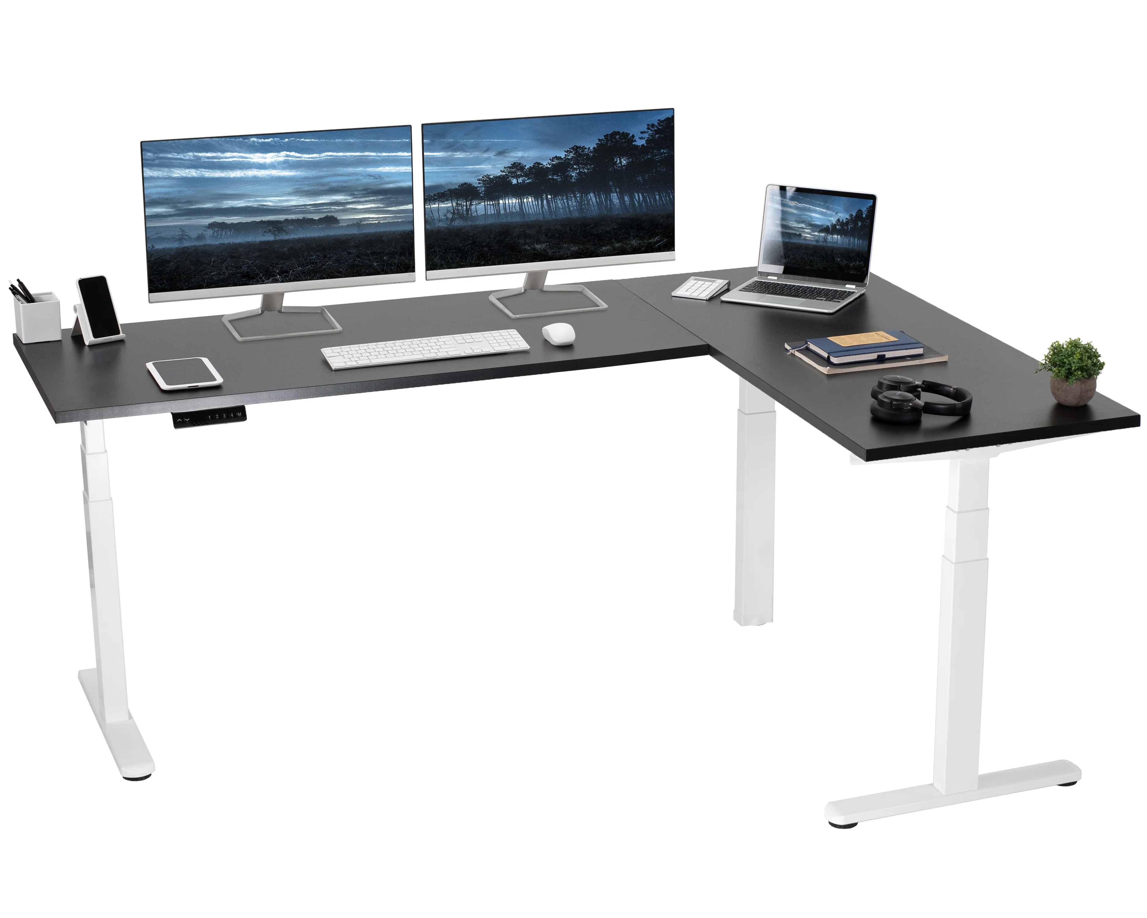 3E Series - Triple Motor Corner Electric Desk - Image 18