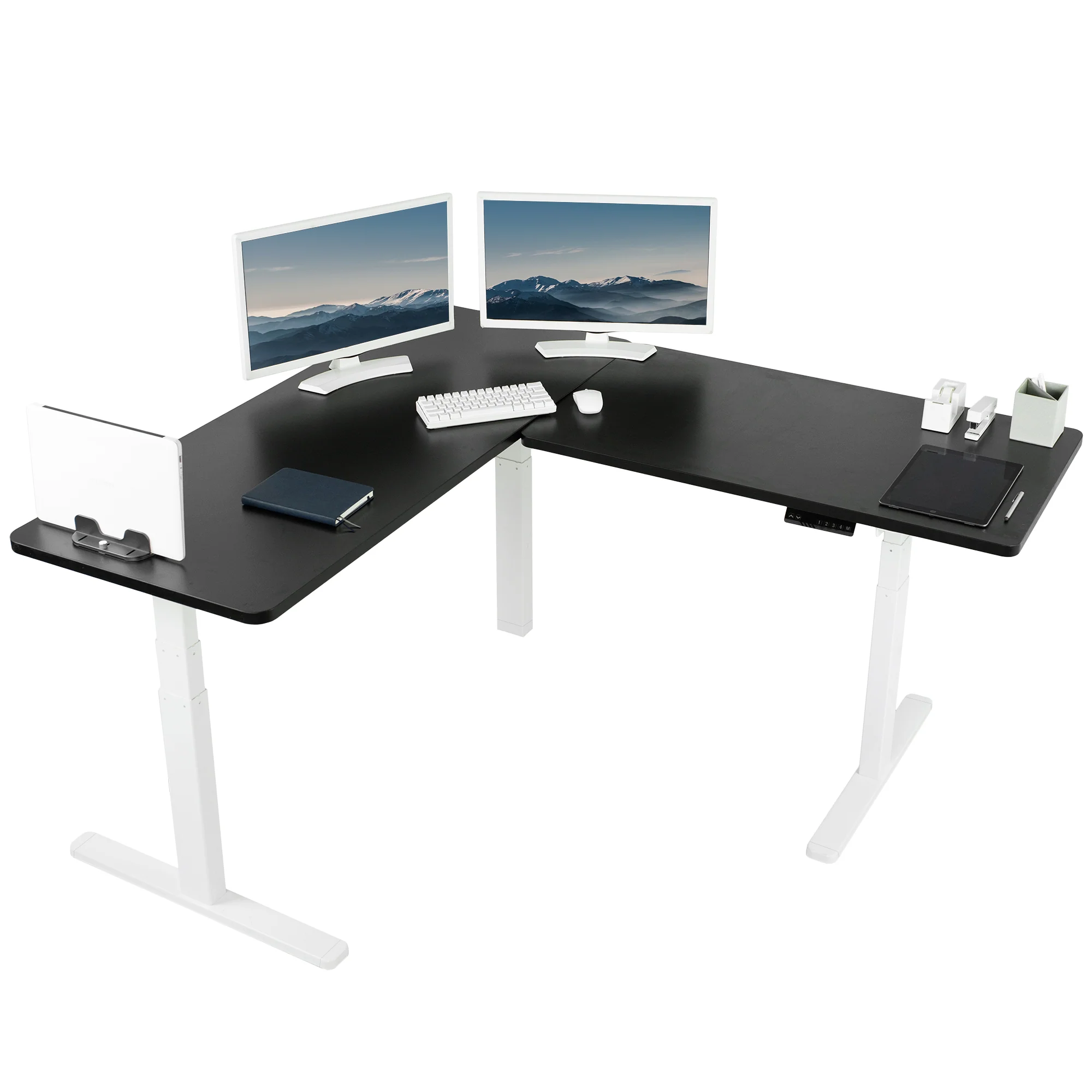 3E Series - Triple Motor Corner Electric Desk - Image 50