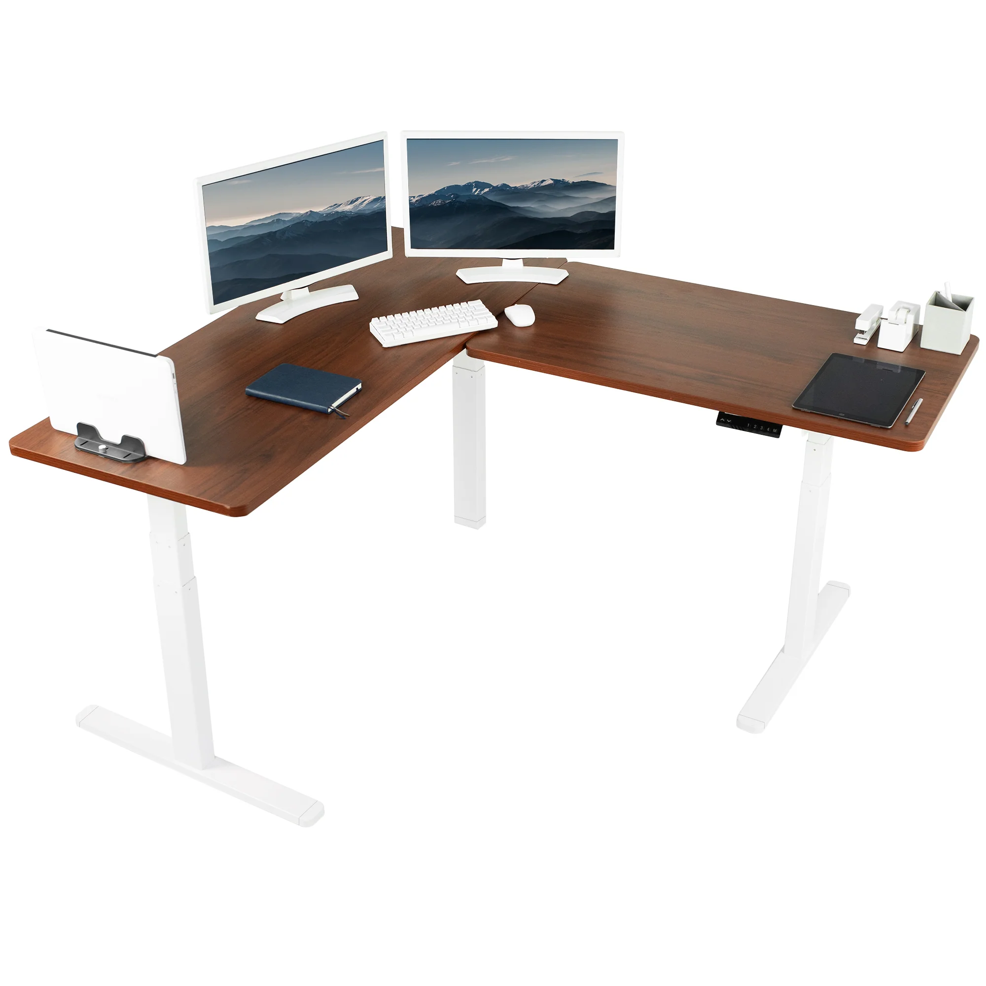 3E Series - Triple Motor Corner Electric Desk - Image 54
