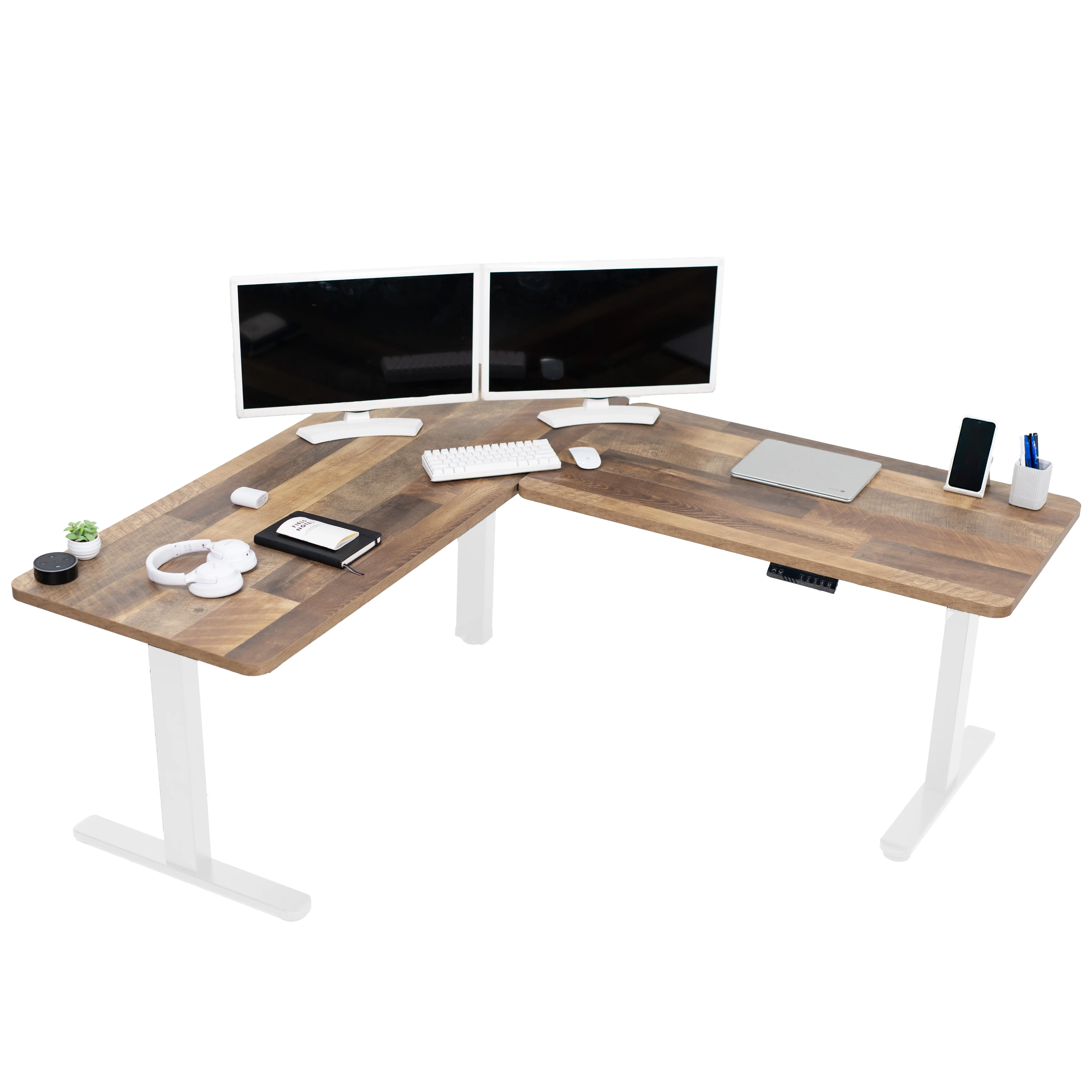 3E Series - Triple Motor Corner Electric Desk - Image 60