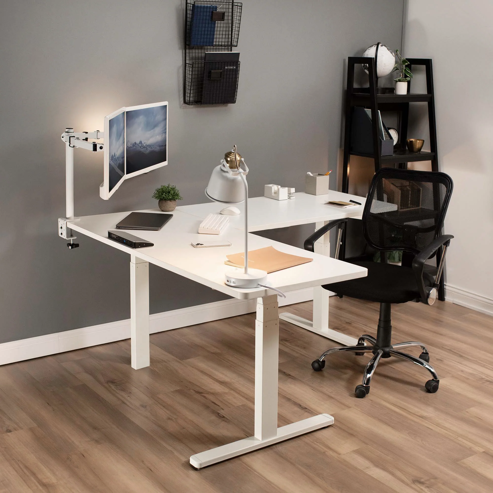 3E Series - Triple Motor Corner Electric Desk - Image 65