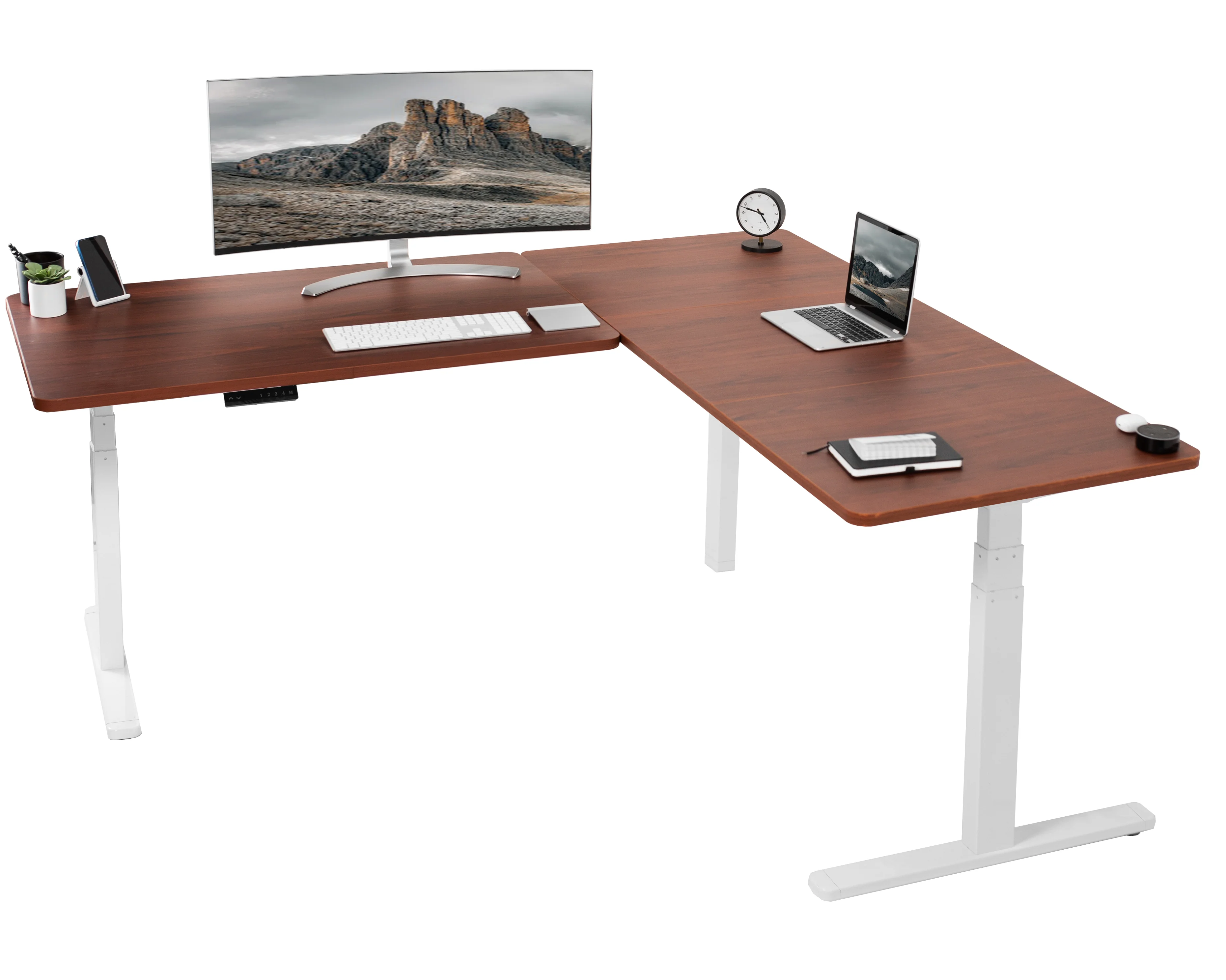3E Series - Triple Motor Corner Electric Desk - Image 90