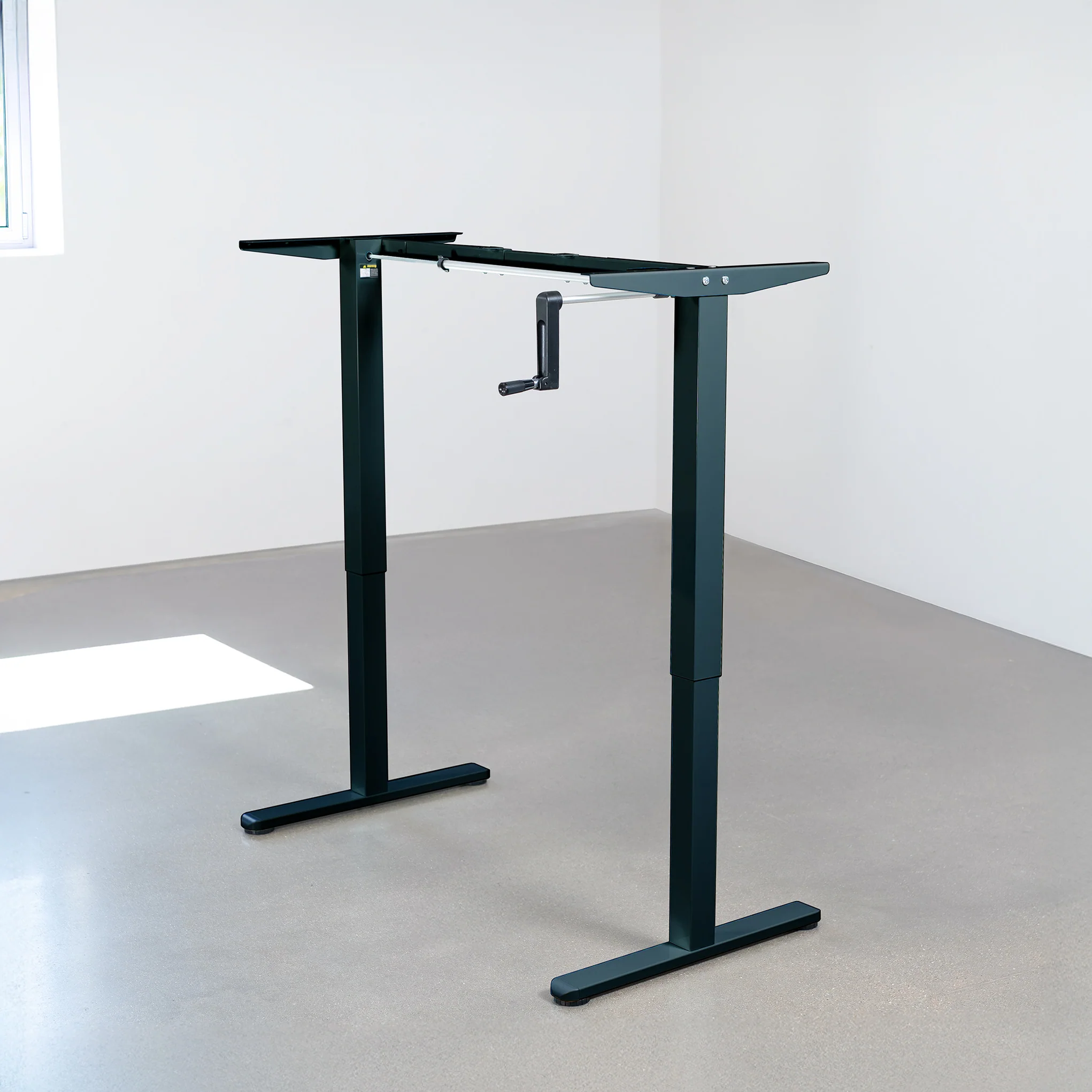 Compact Crank Height Adjustable Desk Frame - Image 5