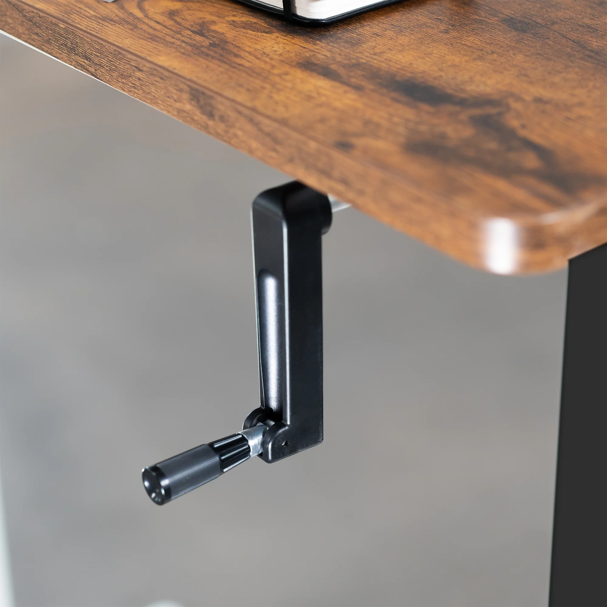 Compact Crank Height Adjustable Desk Frame - Image 7