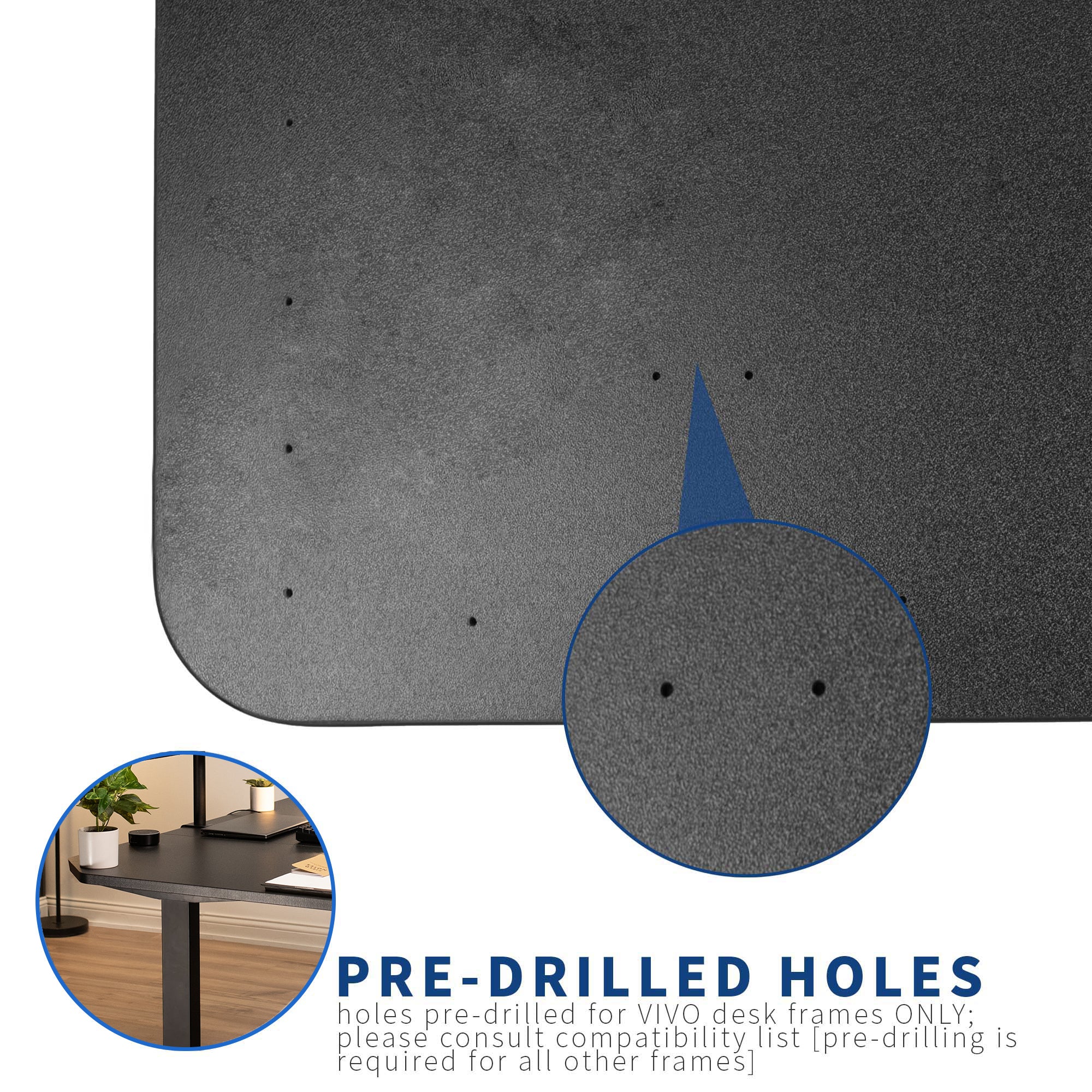 58" x 35" Reversible Corner Table Top - Image 5