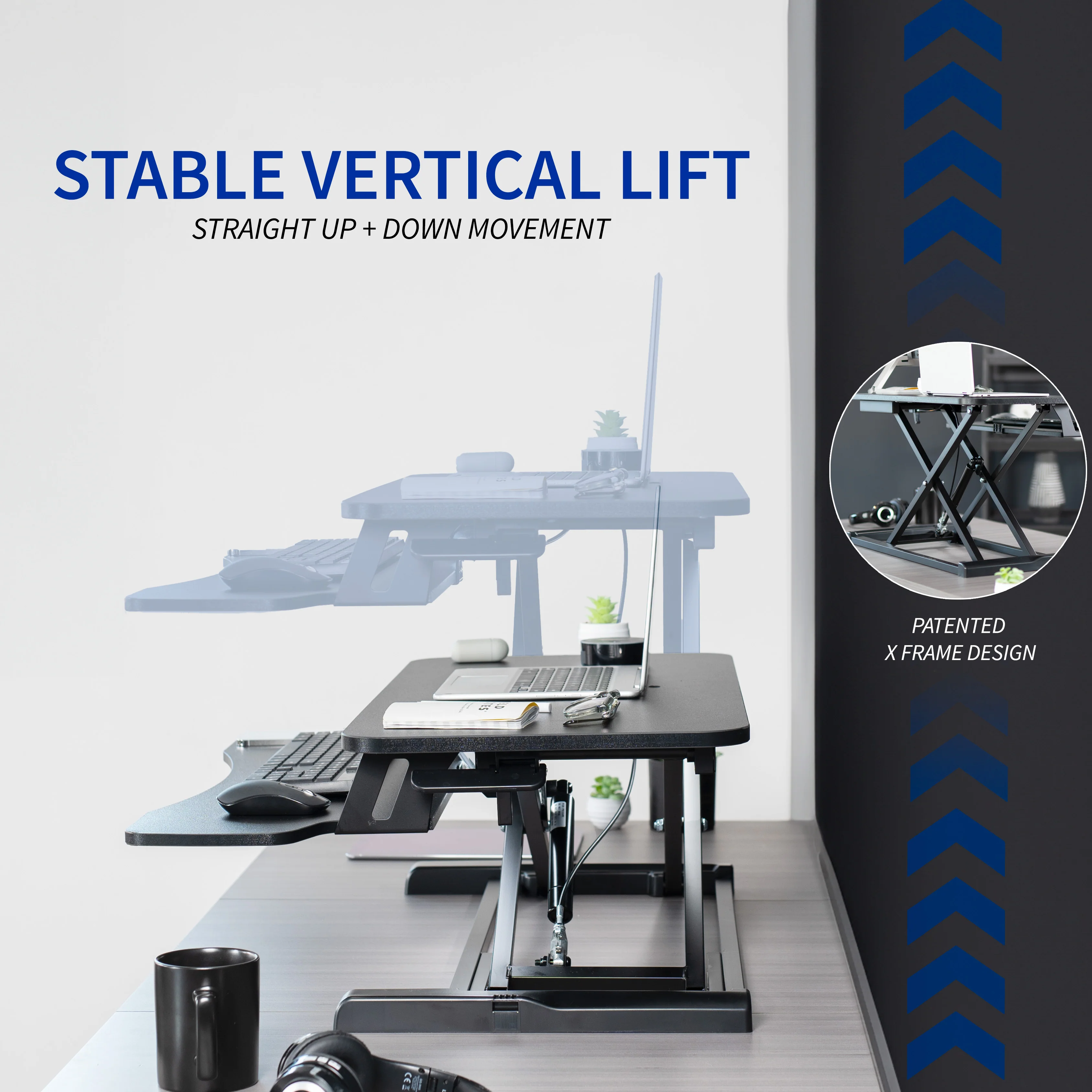 K Series Standing Desk Converter - Image 5