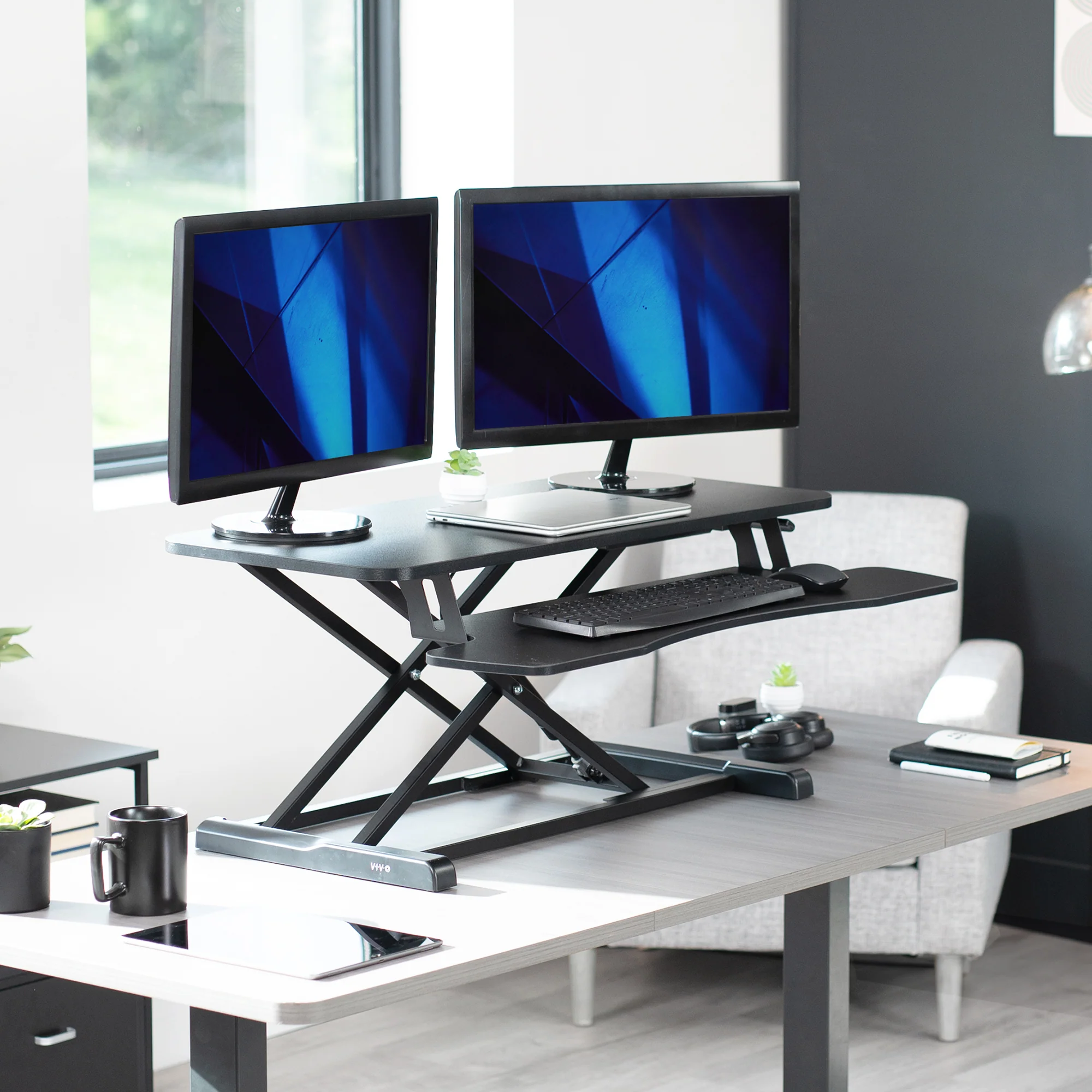 K Series Standing Desk Converter - Image 54