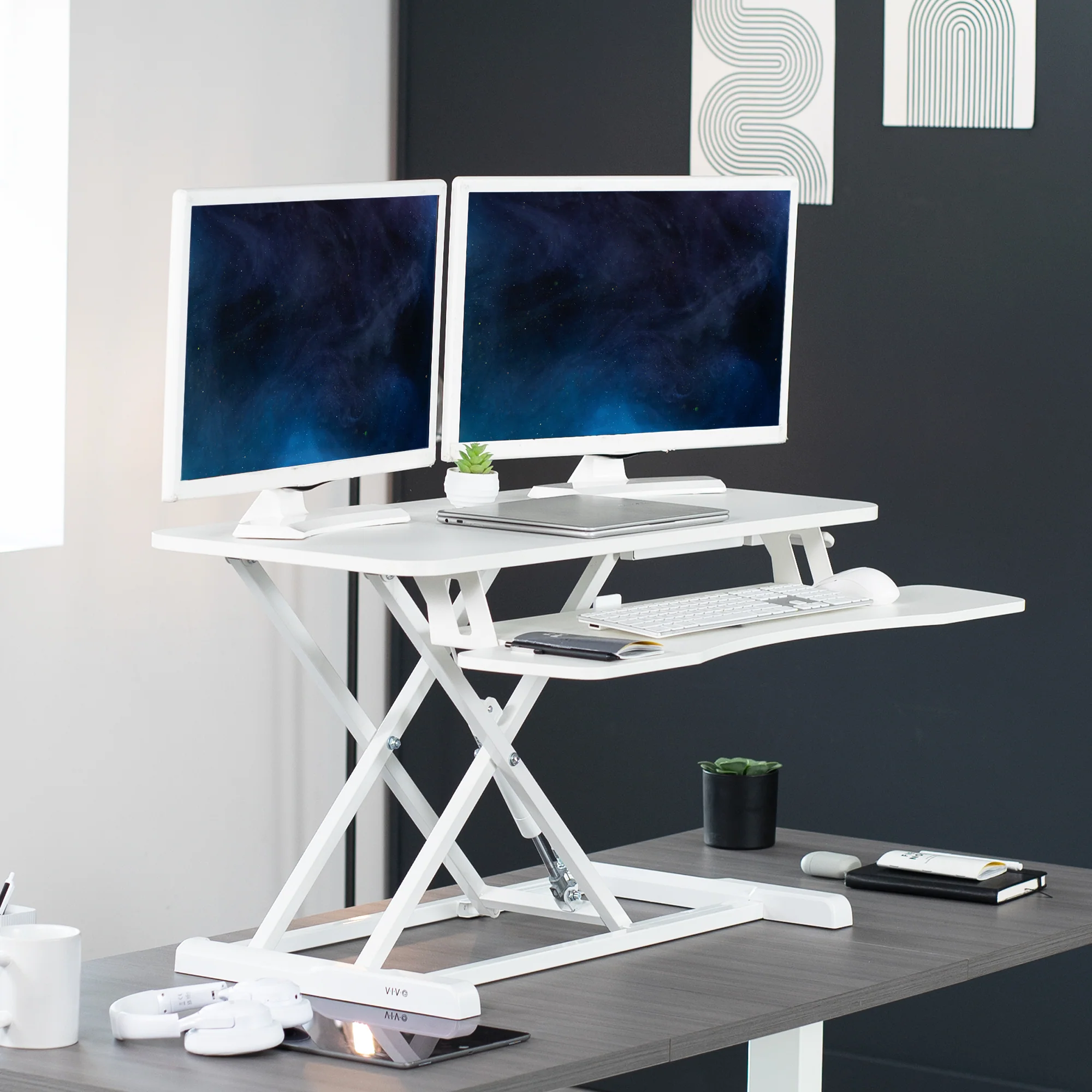 K Series Standing Desk Converter - Image 69