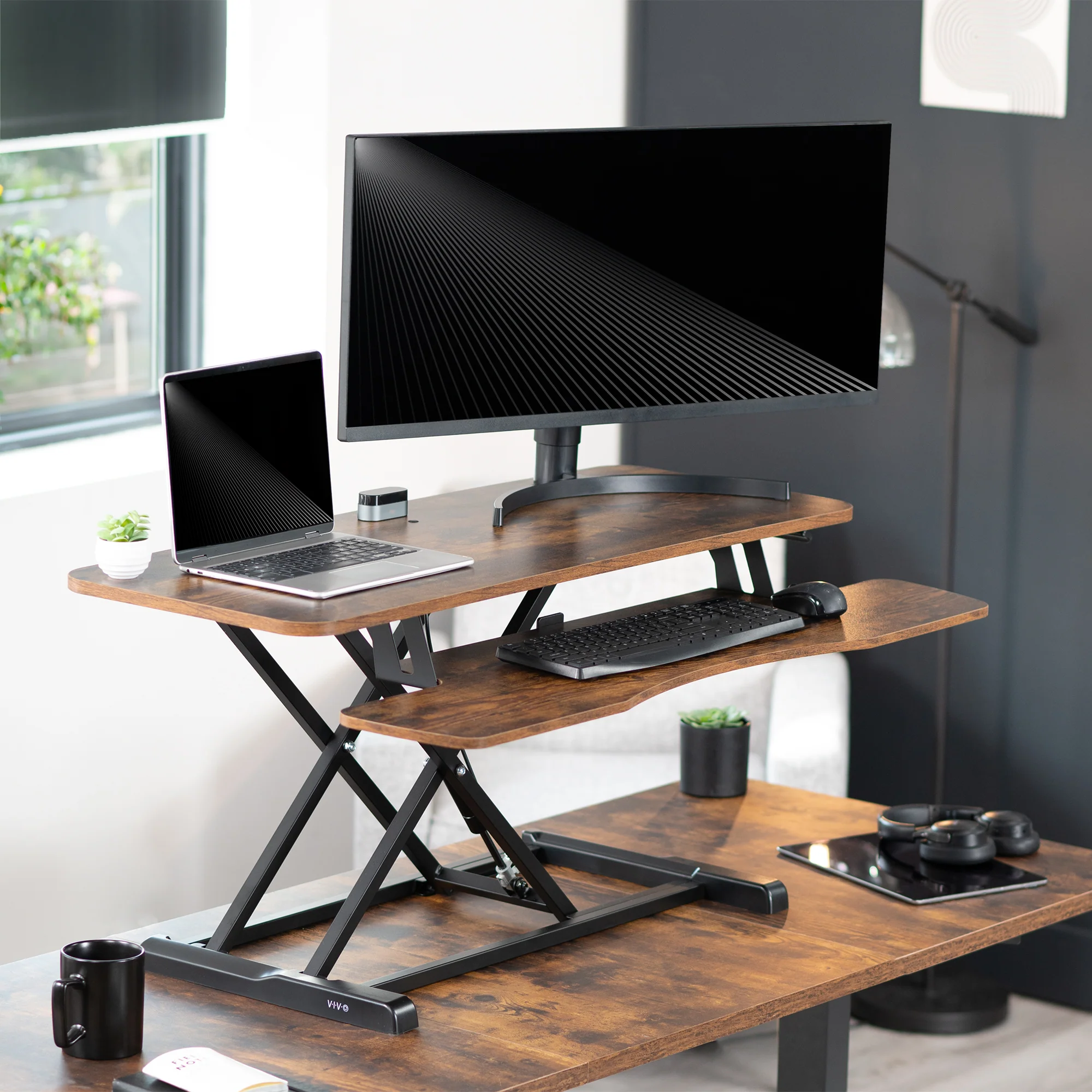 K Series Standing Desk Converter - Image 84