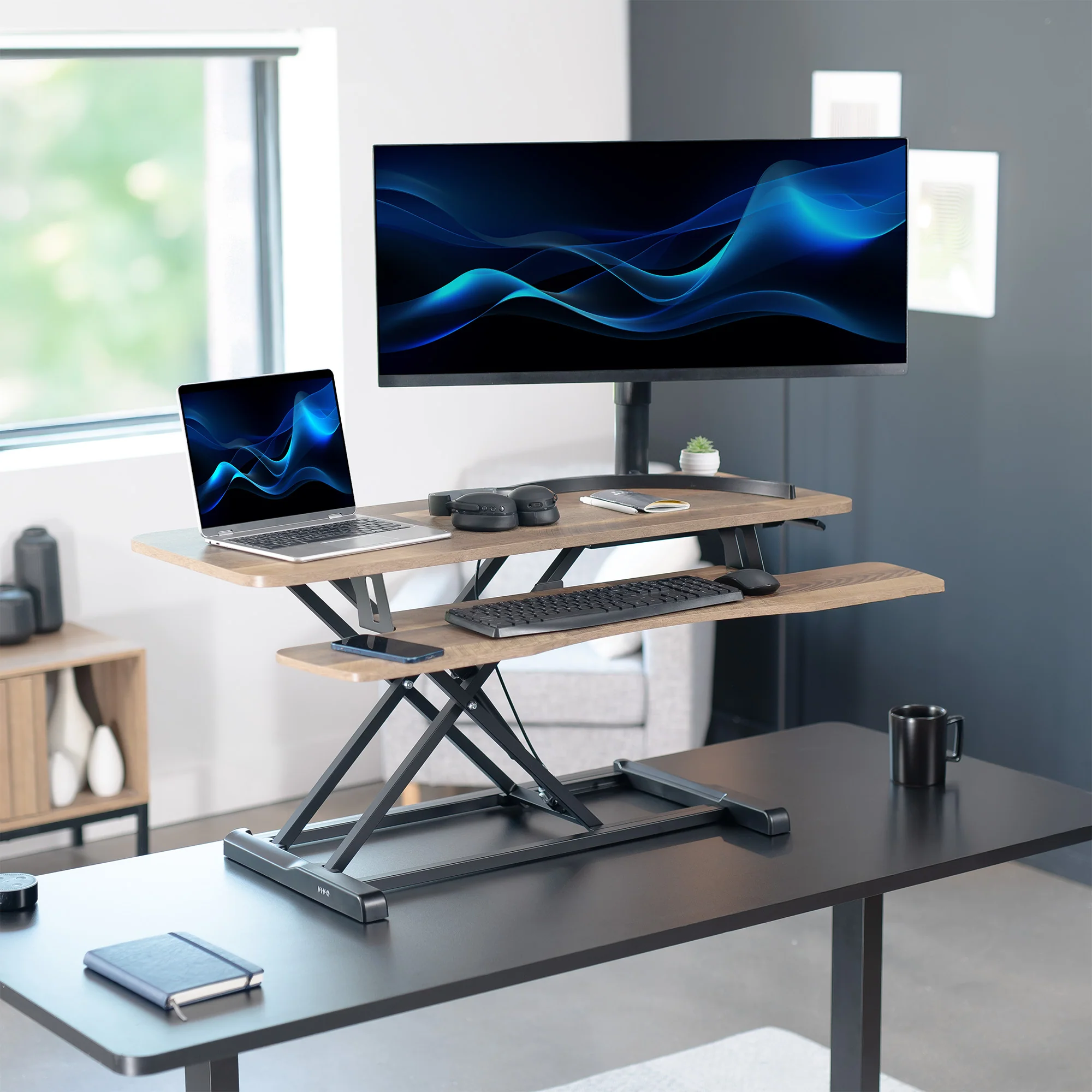 K Series Standing Desk Converter - Image 86